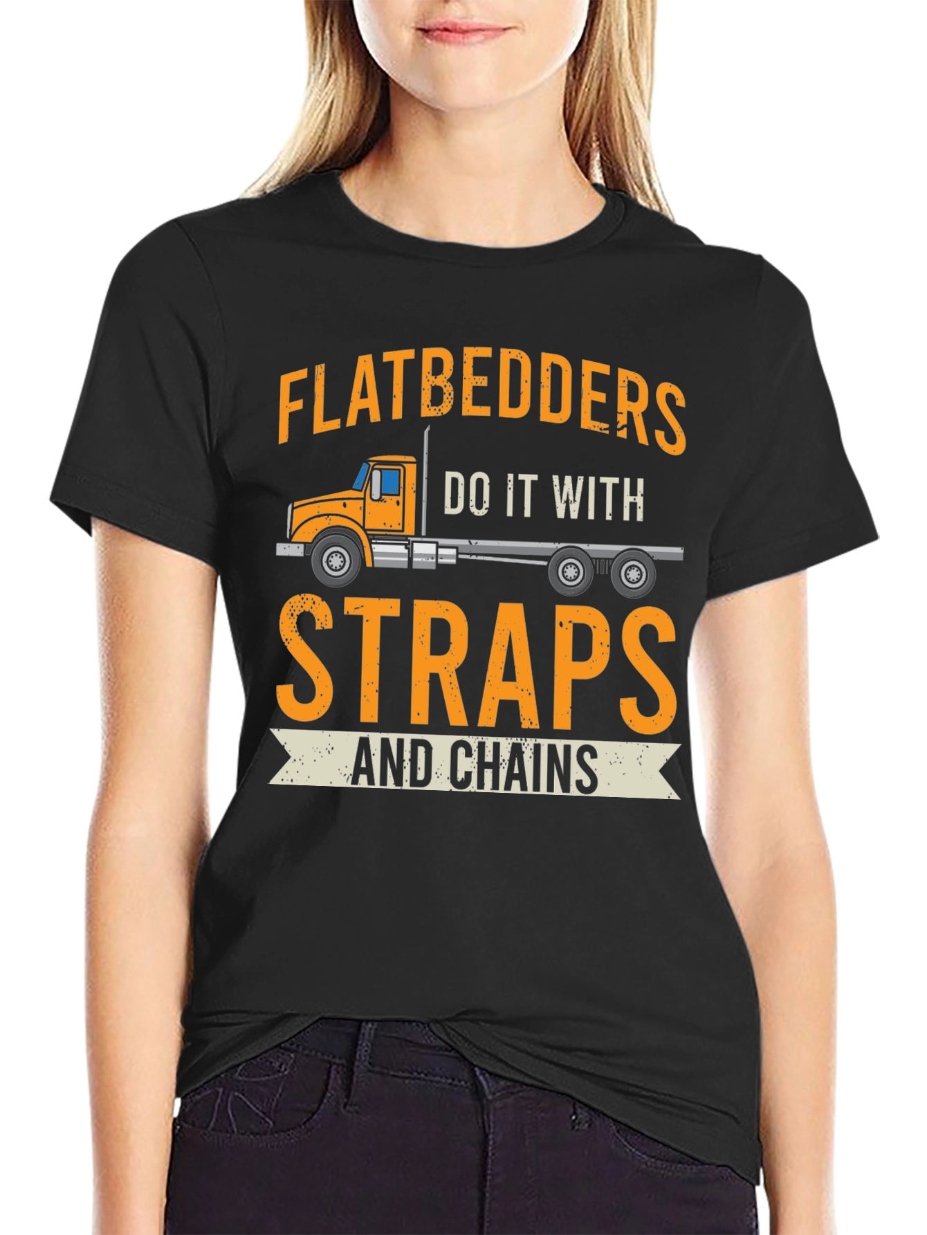 Flatbedders Straps and Chains T-Shirt