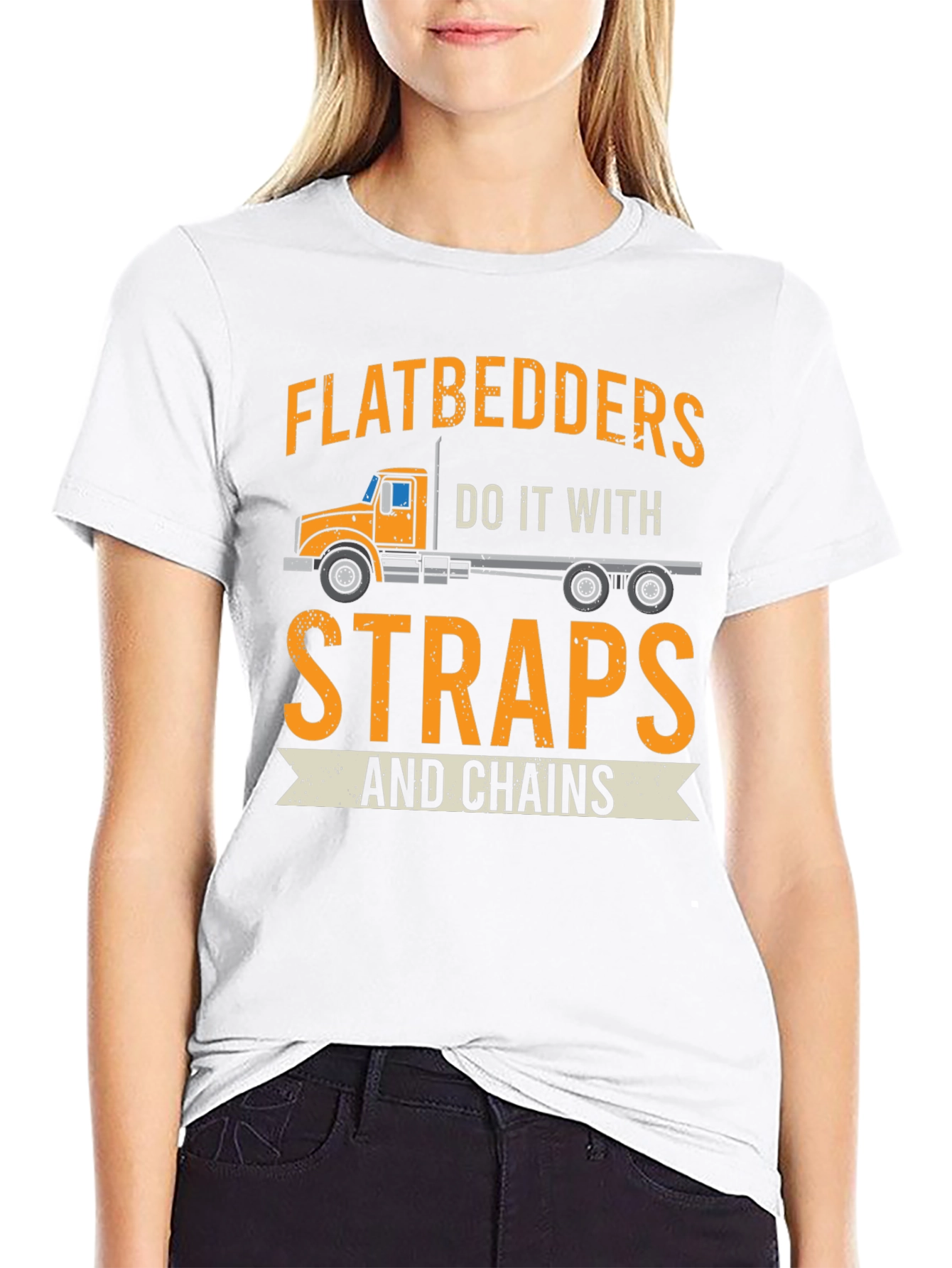 Flatbedders Straps and Chains T-Shirt