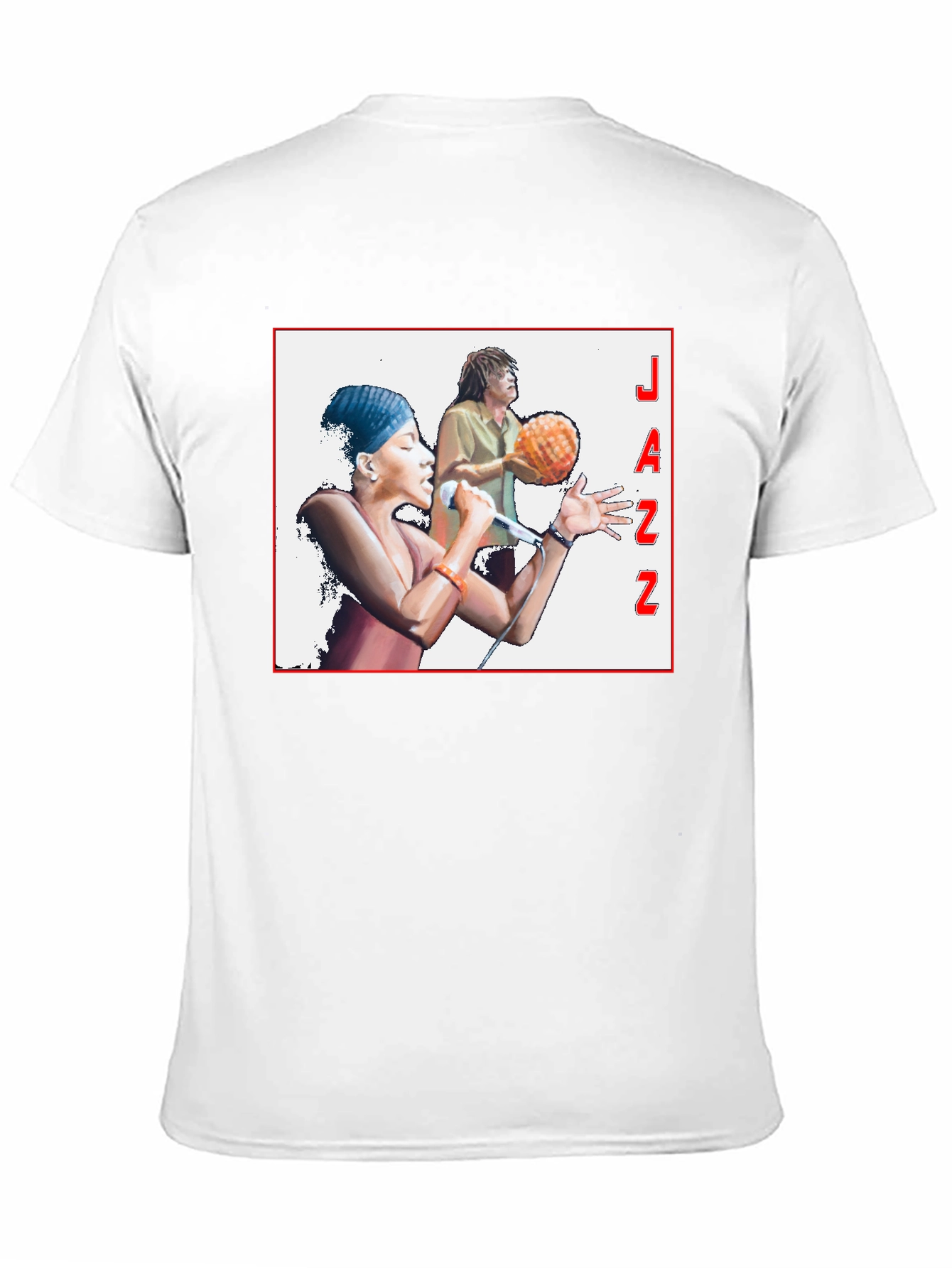 Jazz Music Graphic T-Shirt Black Tee