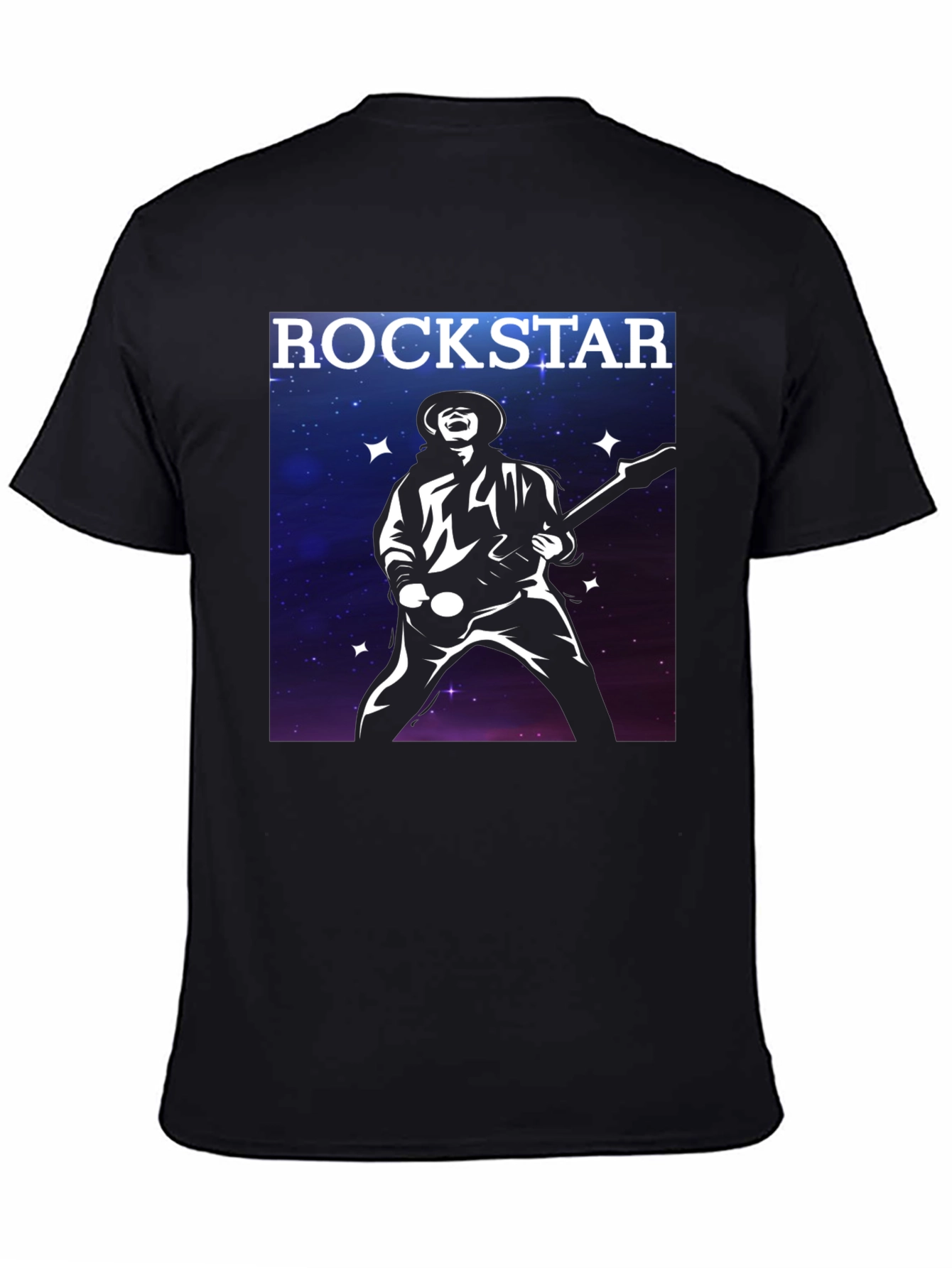 Rockstar Guitarist Black T-Shirt
