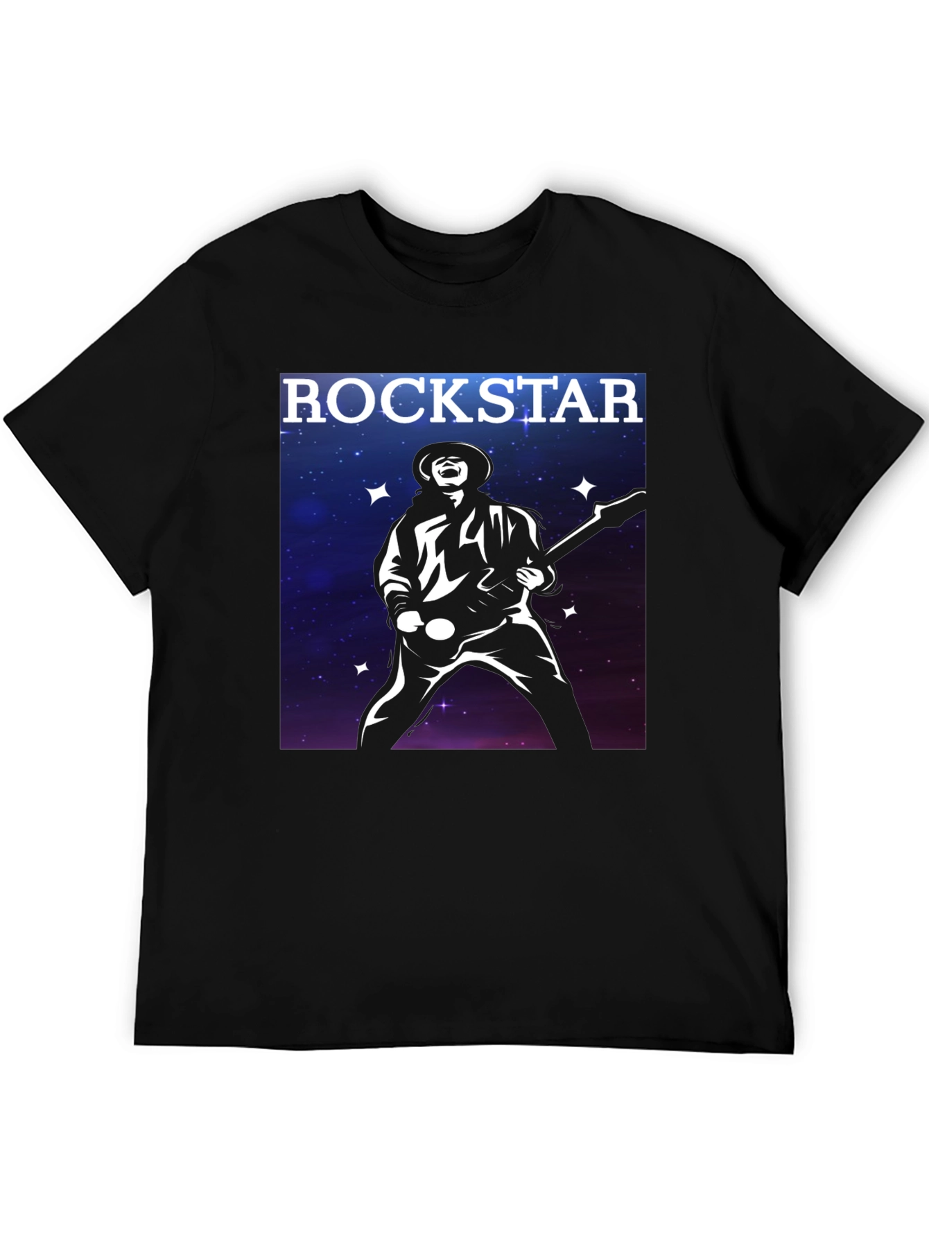 Rockstar Guitarist Black T-Shirt