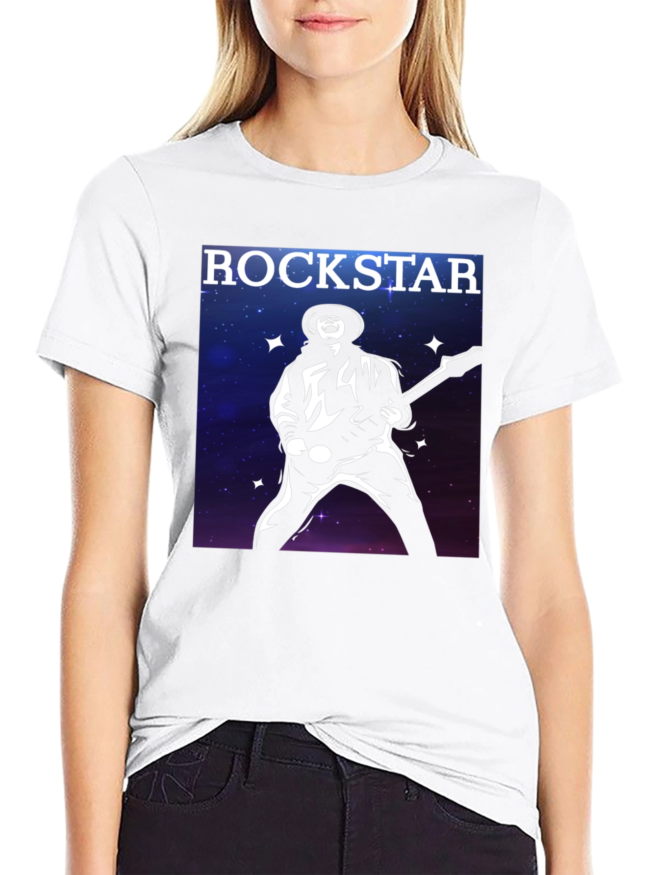 Rockstar Guitarist Black T-Shirt
