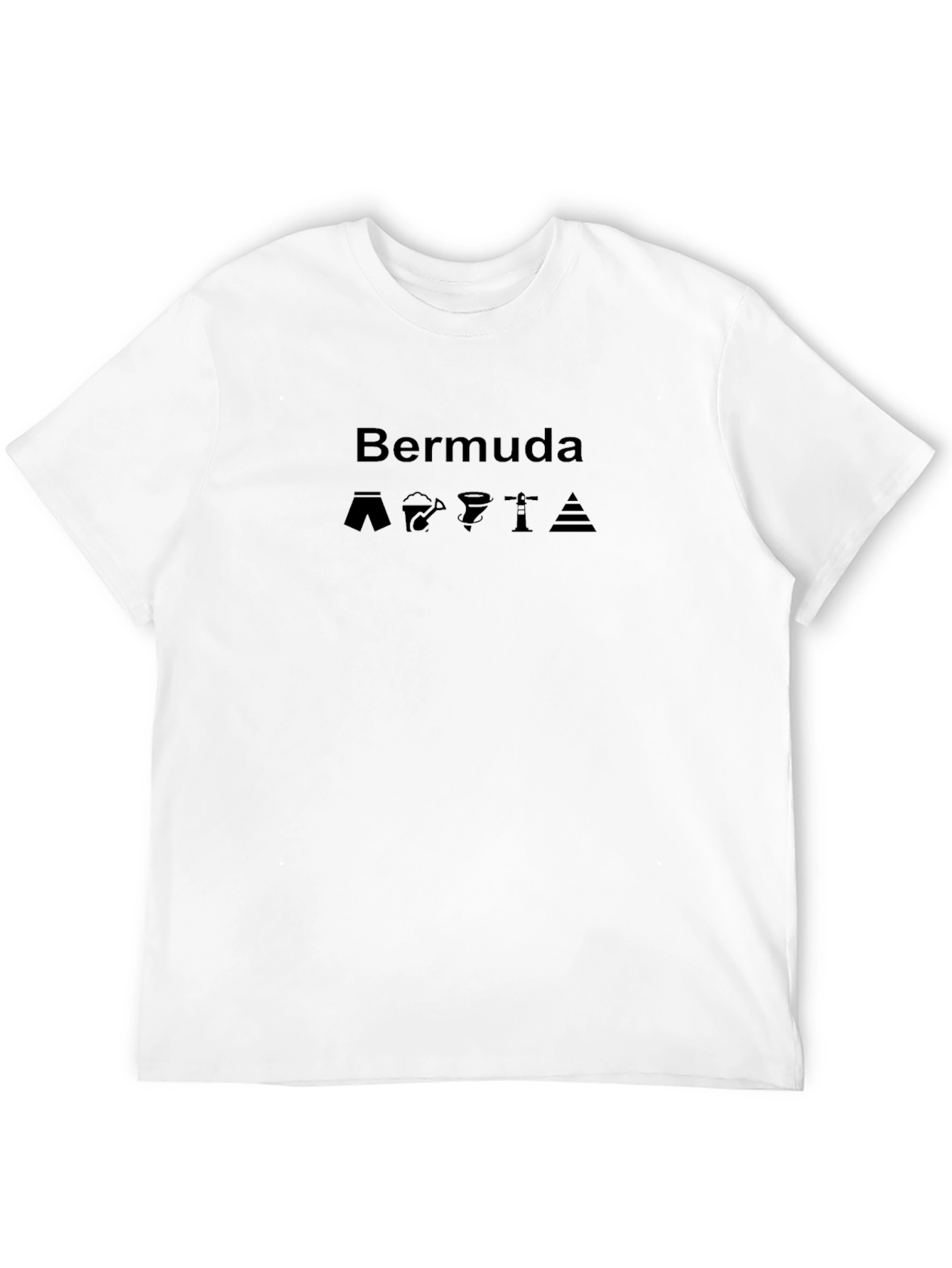 Bermuda Graphic Print Crew Neck T-Shirt