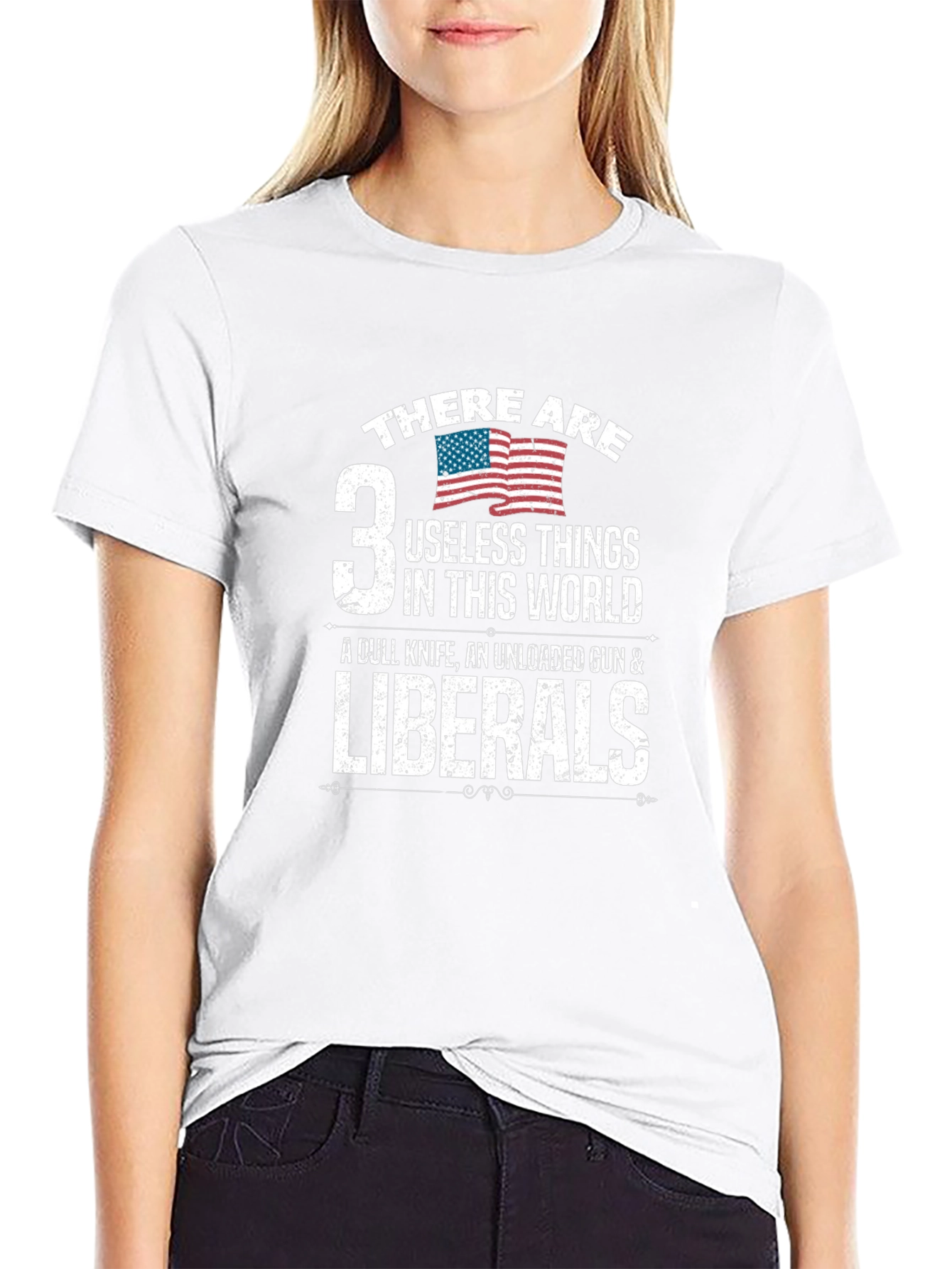 3 Useless Things Funny Political T-Shirt
