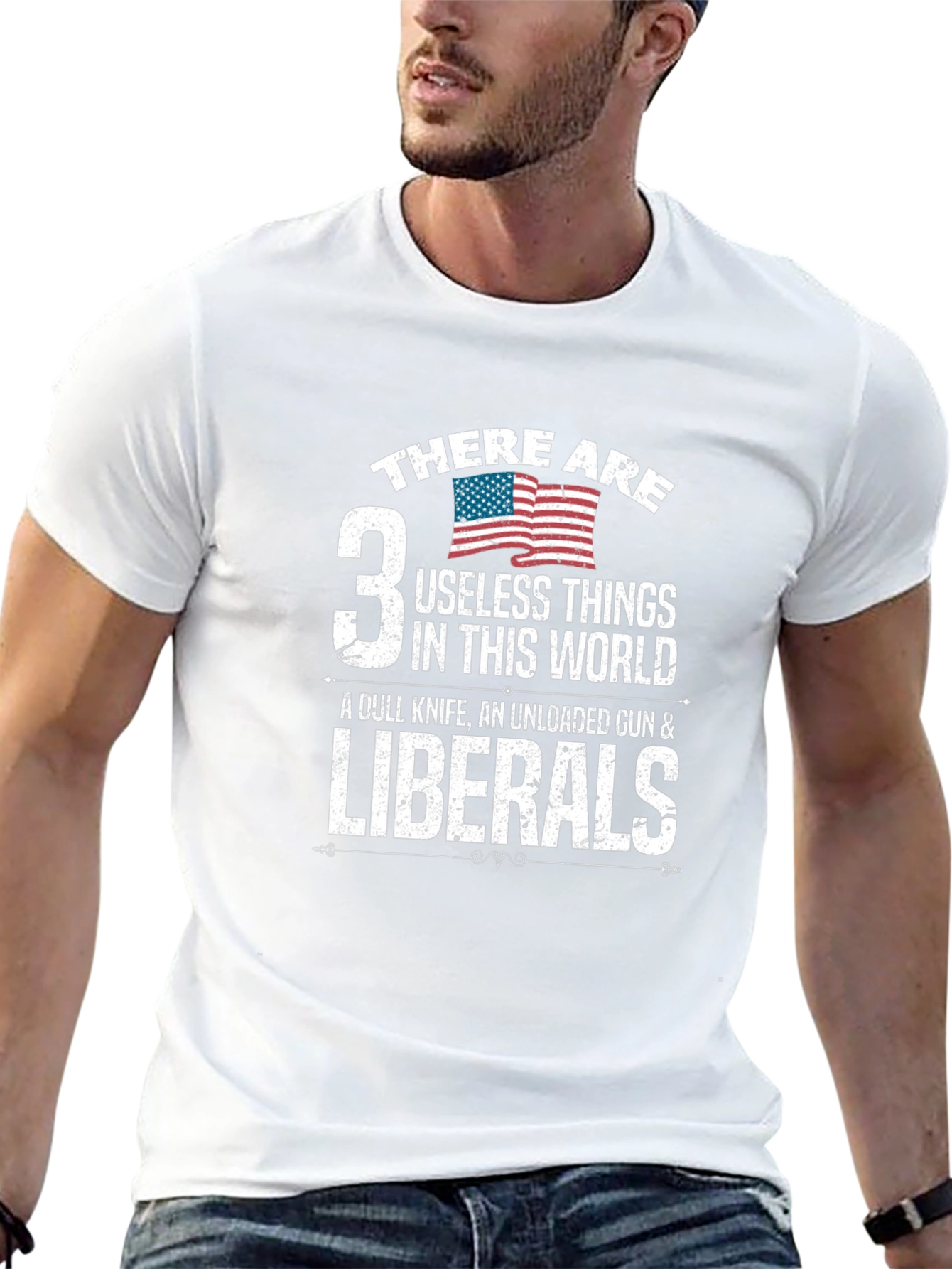 3 Useless Things Funny Political T-Shirt