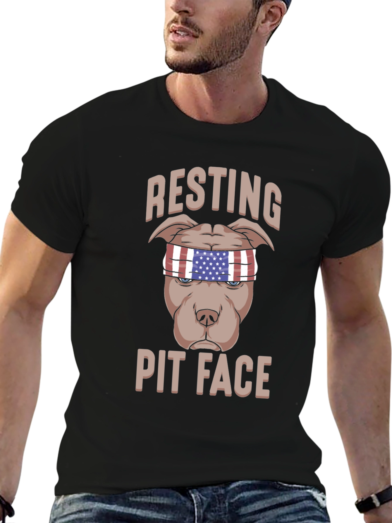Resting Pit Face Graphic Tee