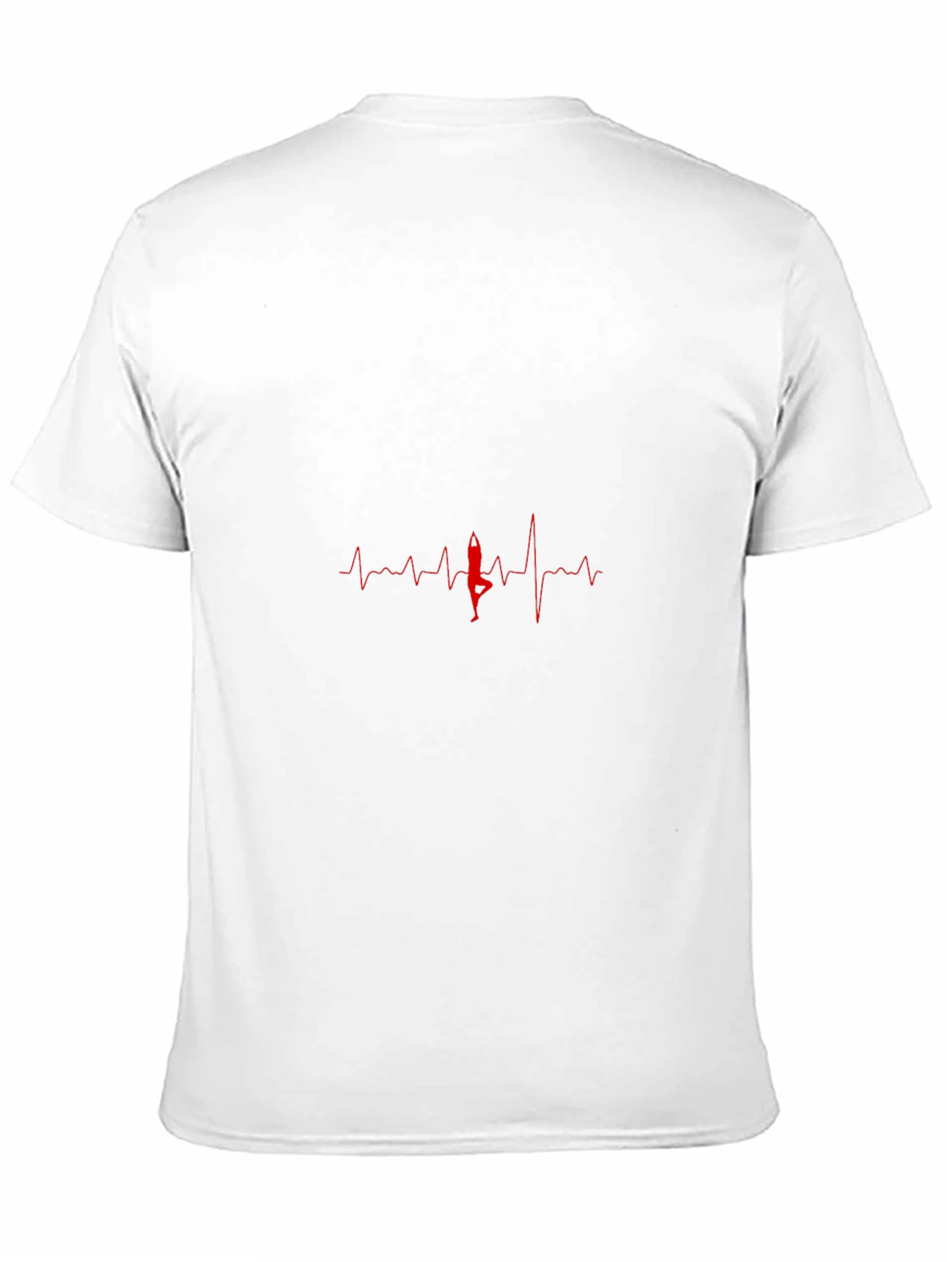 Yoga Heartbeat Graphic Tee - Black