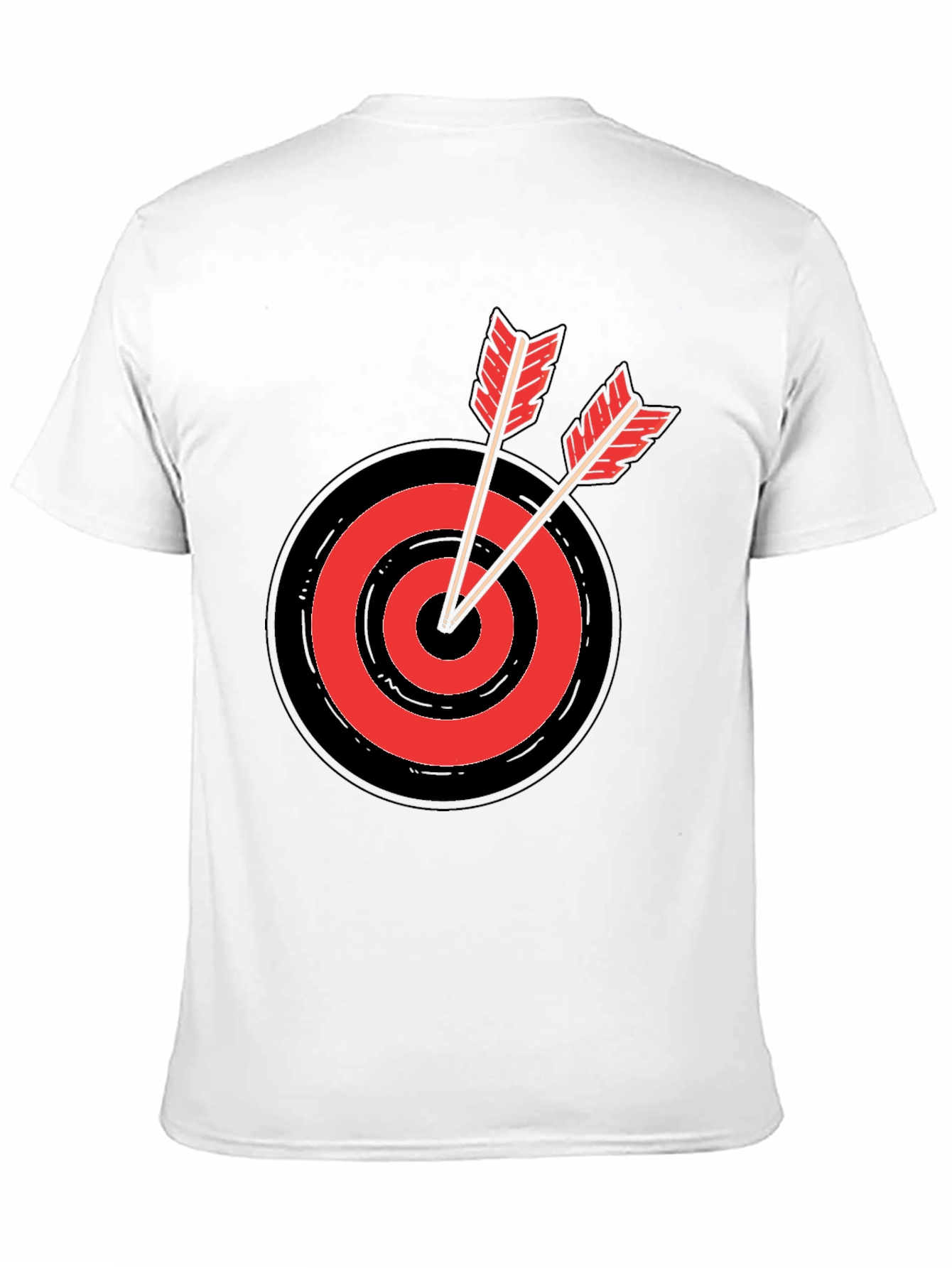 Target Practice Tee - Black Cotton T-Shirt