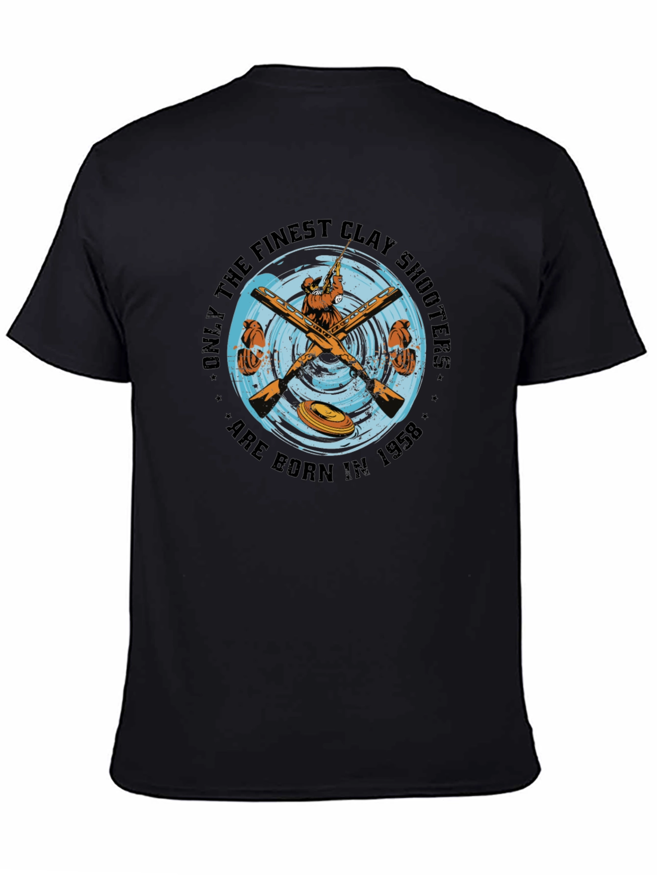 Finest Clay Shooters T-Shirt - Born in 1958