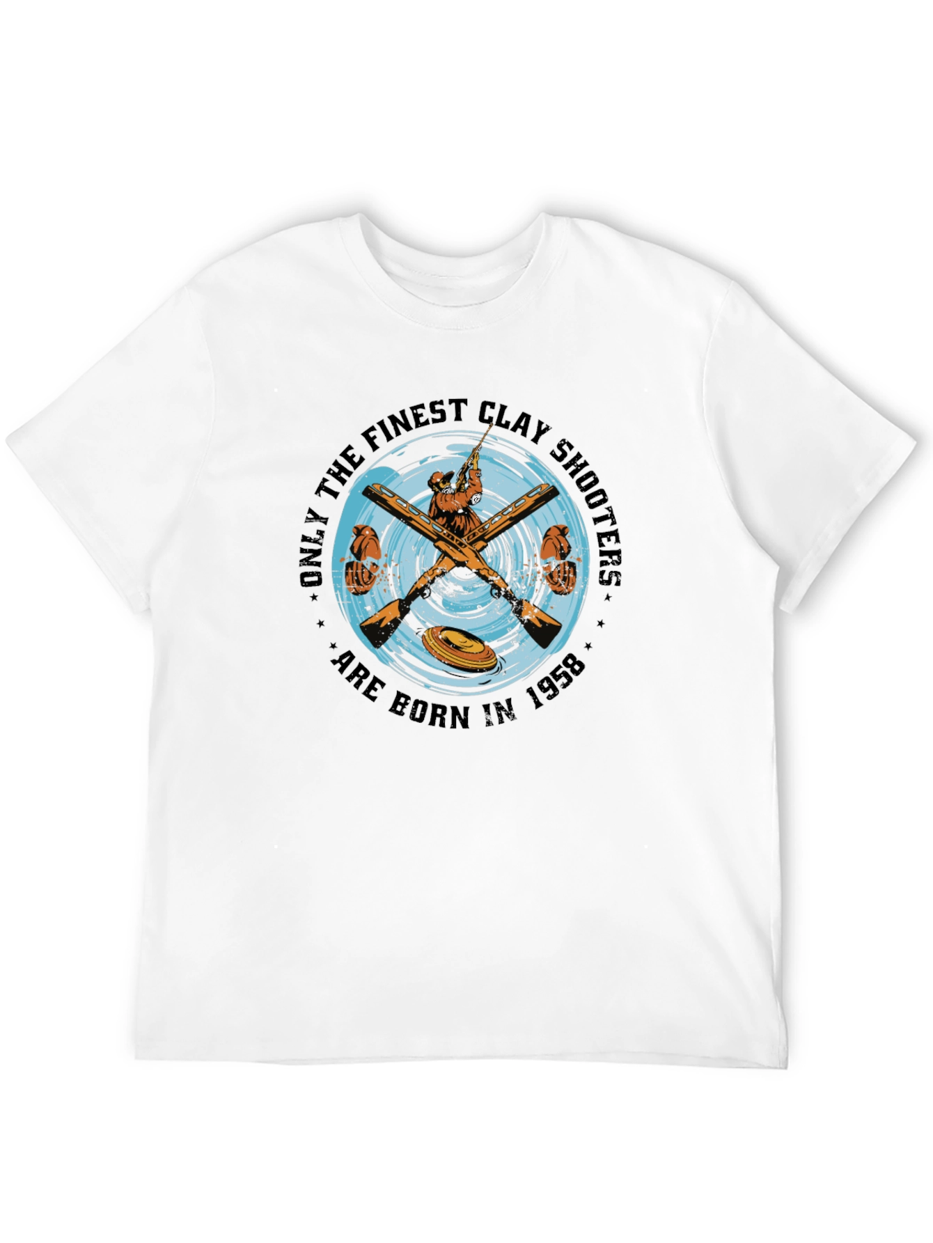 Finest Clay Shooters T-Shirt - Born in 1958