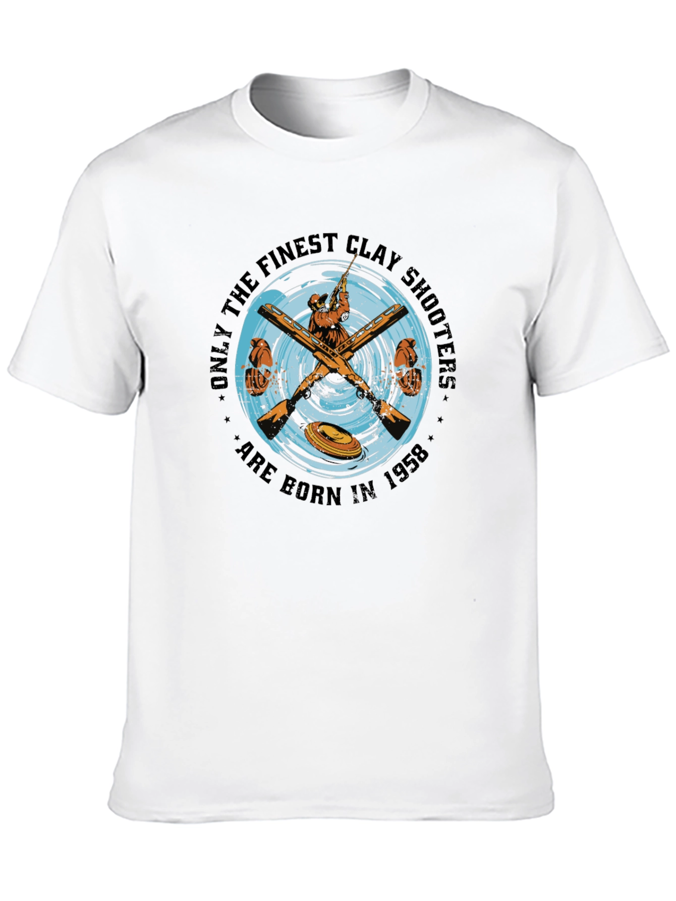 Finest Clay Shooters T-Shirt - Born in 1958