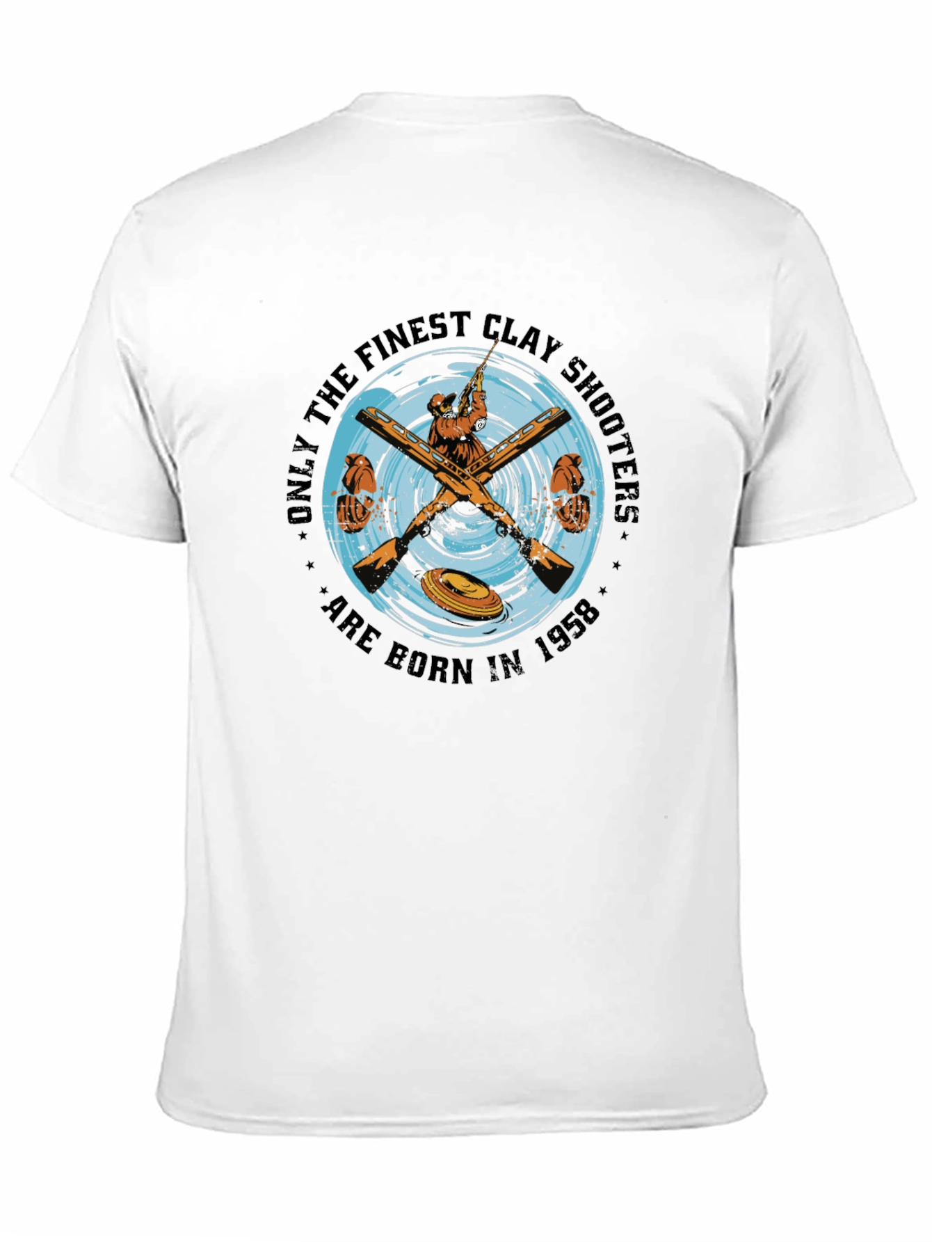 Finest Clay Shooters T-Shirt - Born in 1958