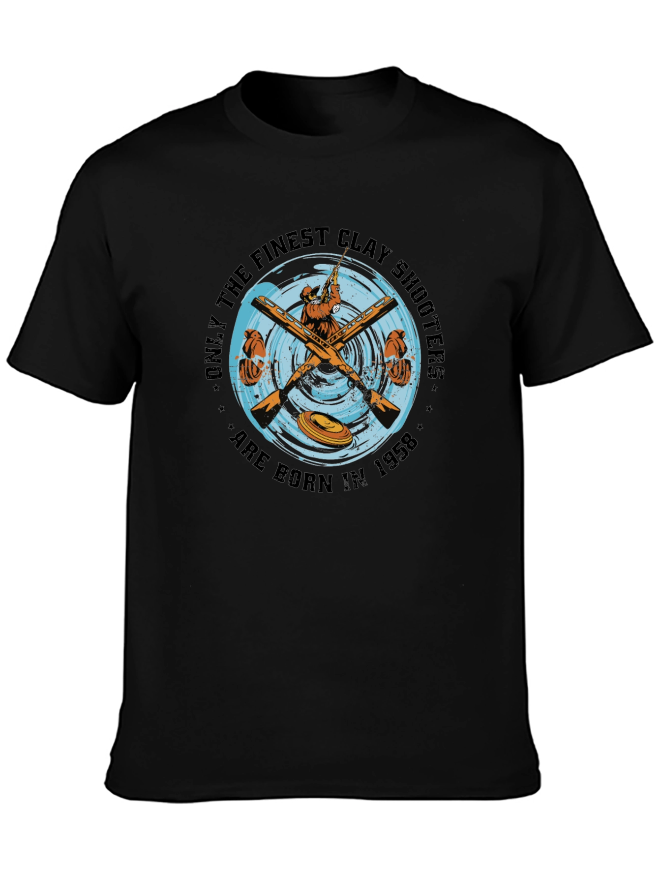 Finest Clay Shooters T-Shirt - Born in 1958