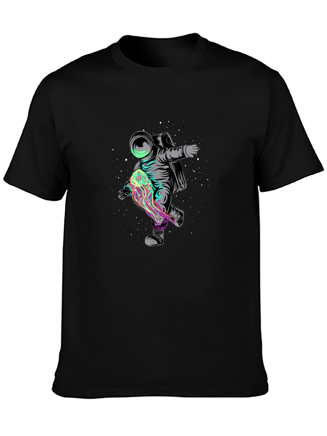 Astronaut Jellyfish T-Shirt - Cosmic Graphic Tee