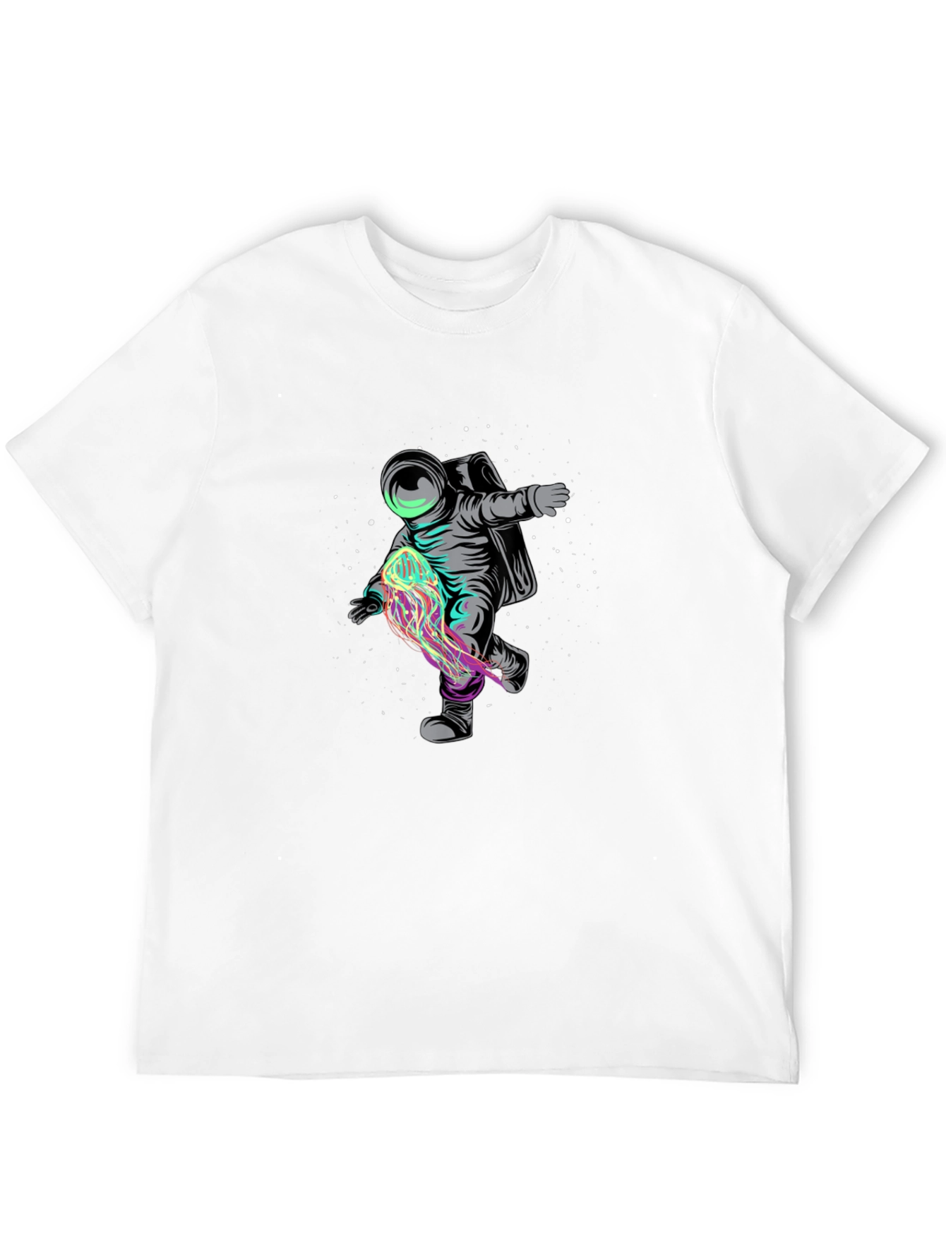 Astronaut Jellyfish T-Shirt - Cosmic Graphic Tee