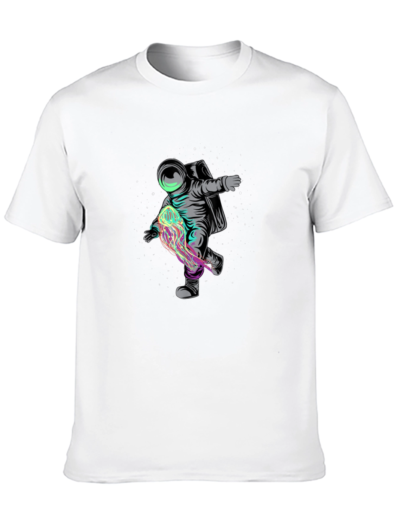 Astronaut Jellyfish T-Shirt - Cosmic Graphic Tee