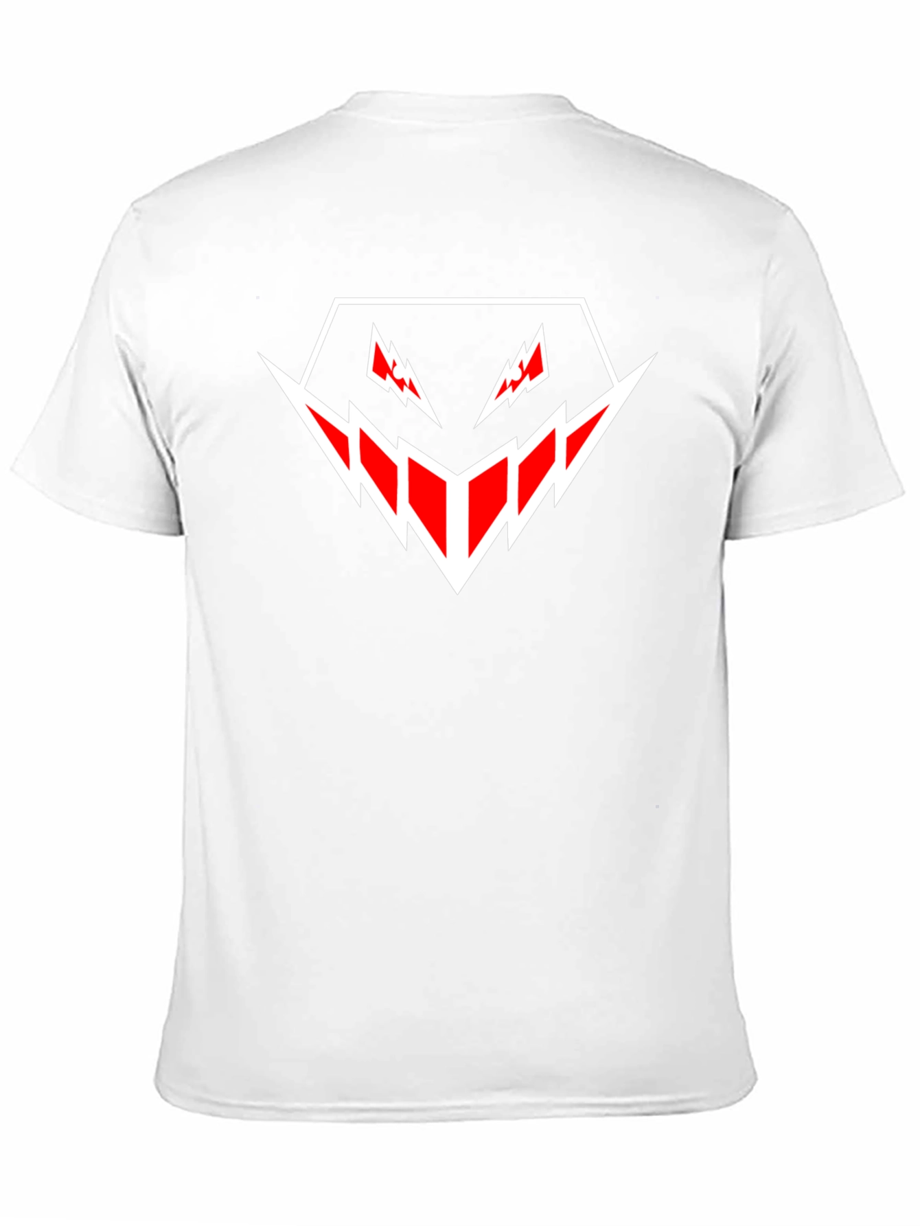 Mens Black T-Shirt with Geometric Graphic