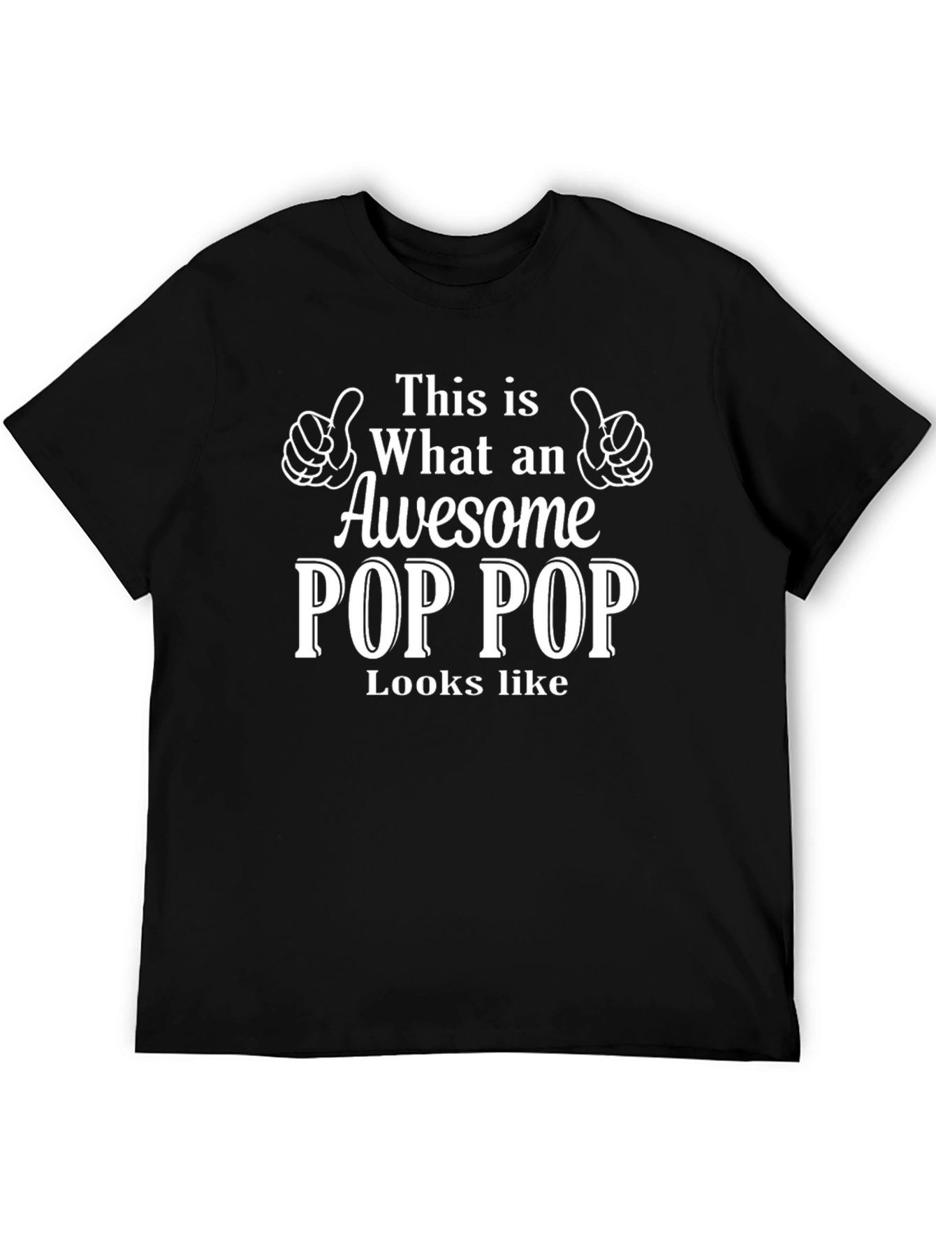 Awesome Pop Pop T-Shirt Gift for Grandfather