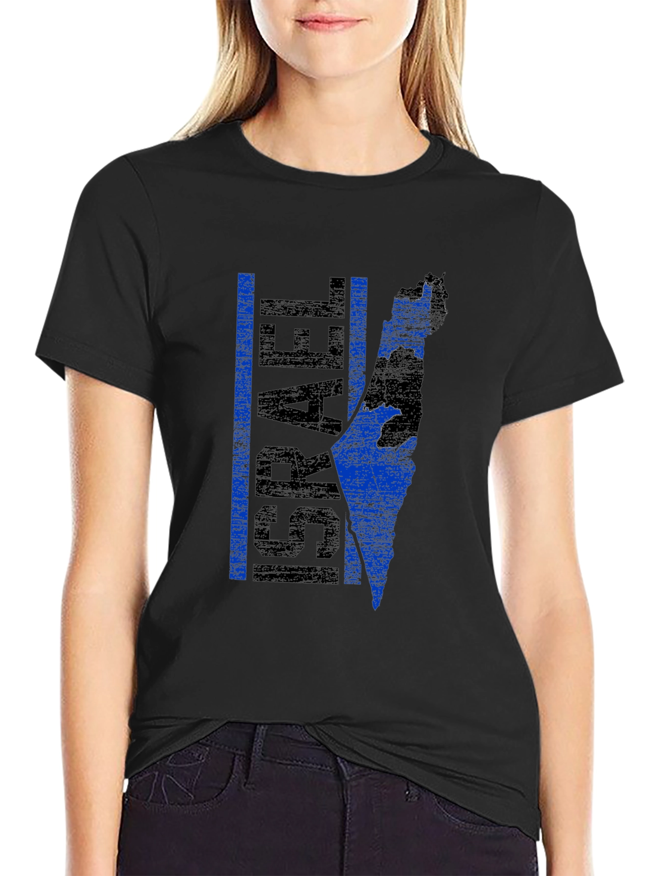 Israel Map Graphic T-Shirt