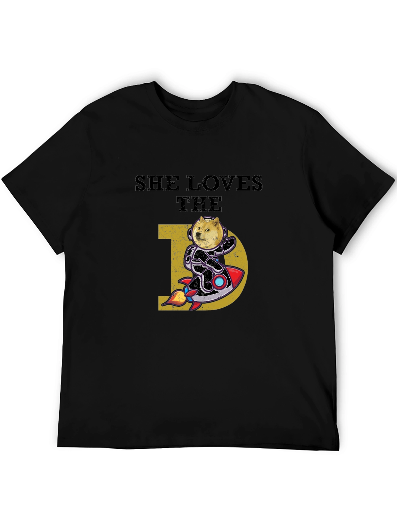 She Loves the D Doge Rocket T-Shirt