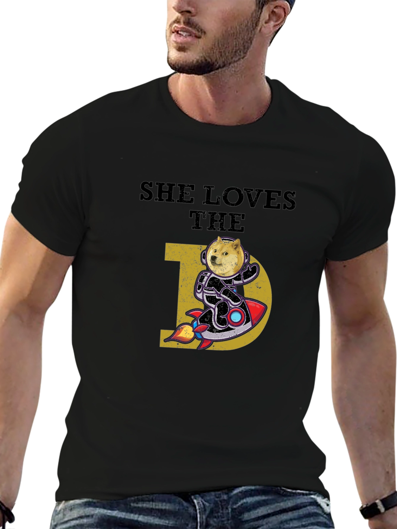 She Loves the D Doge Rocket T-Shirt