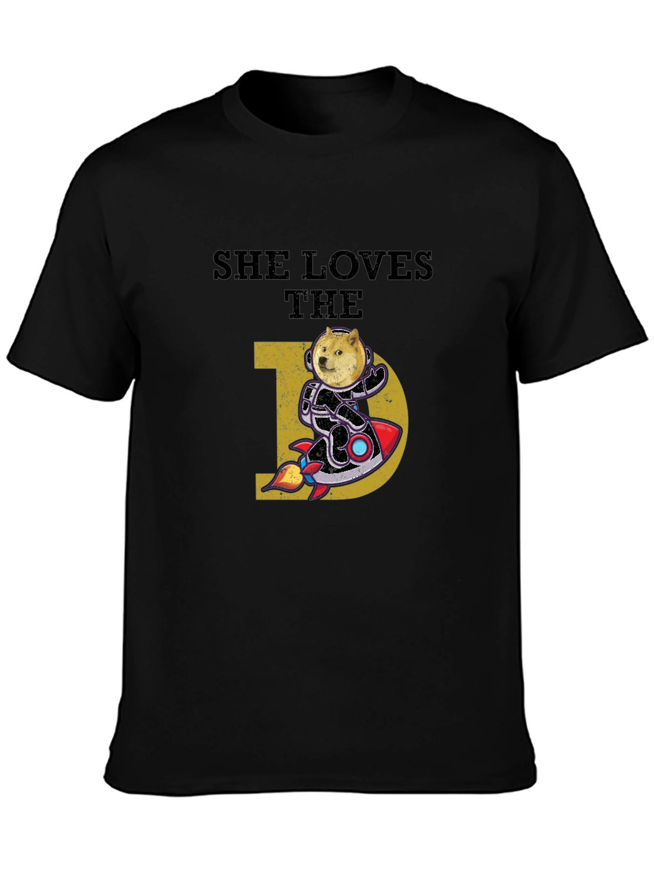 She Loves the D Doge Rocket T-Shirt