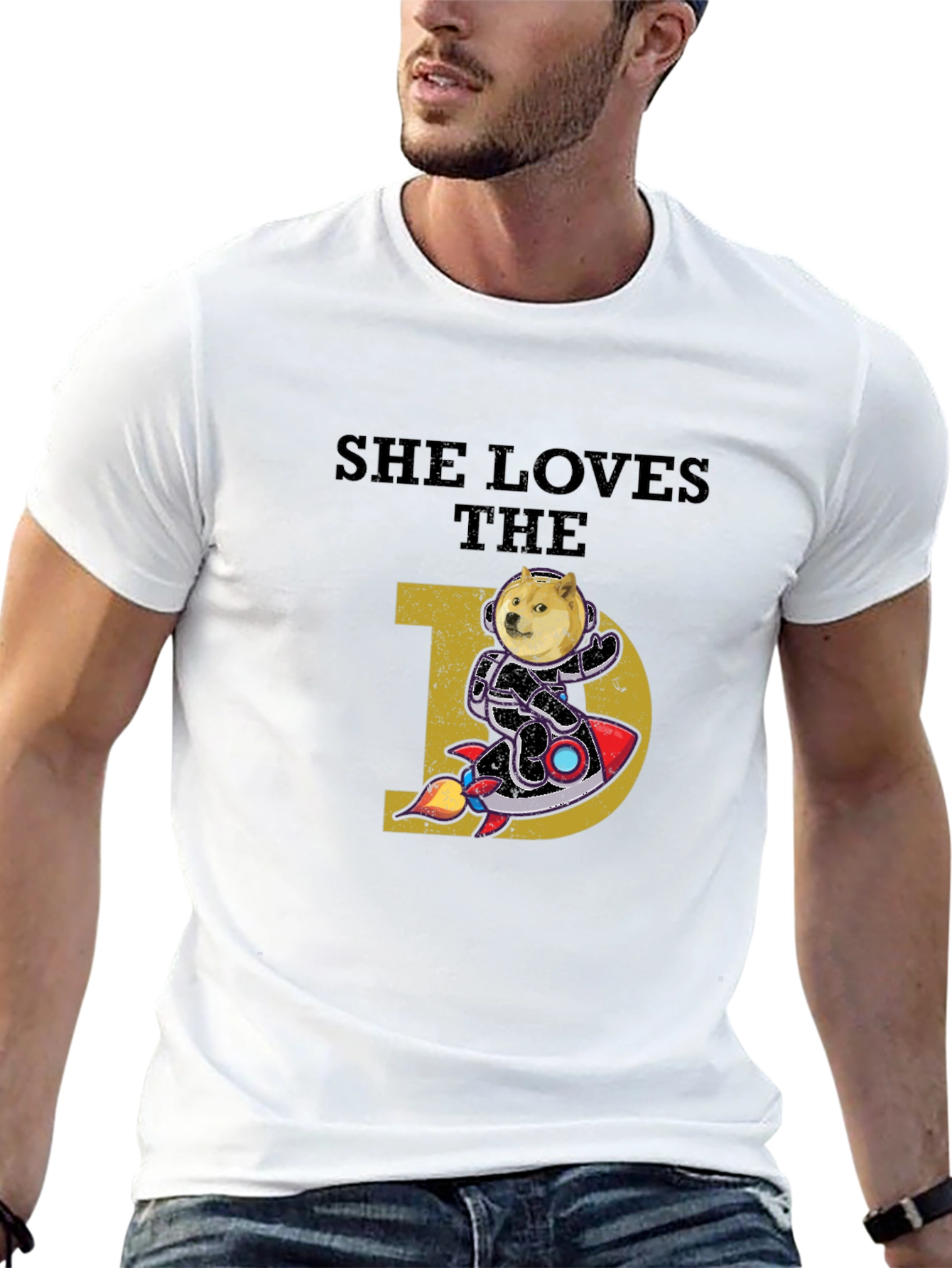 She Loves the D Doge Rocket T-Shirt