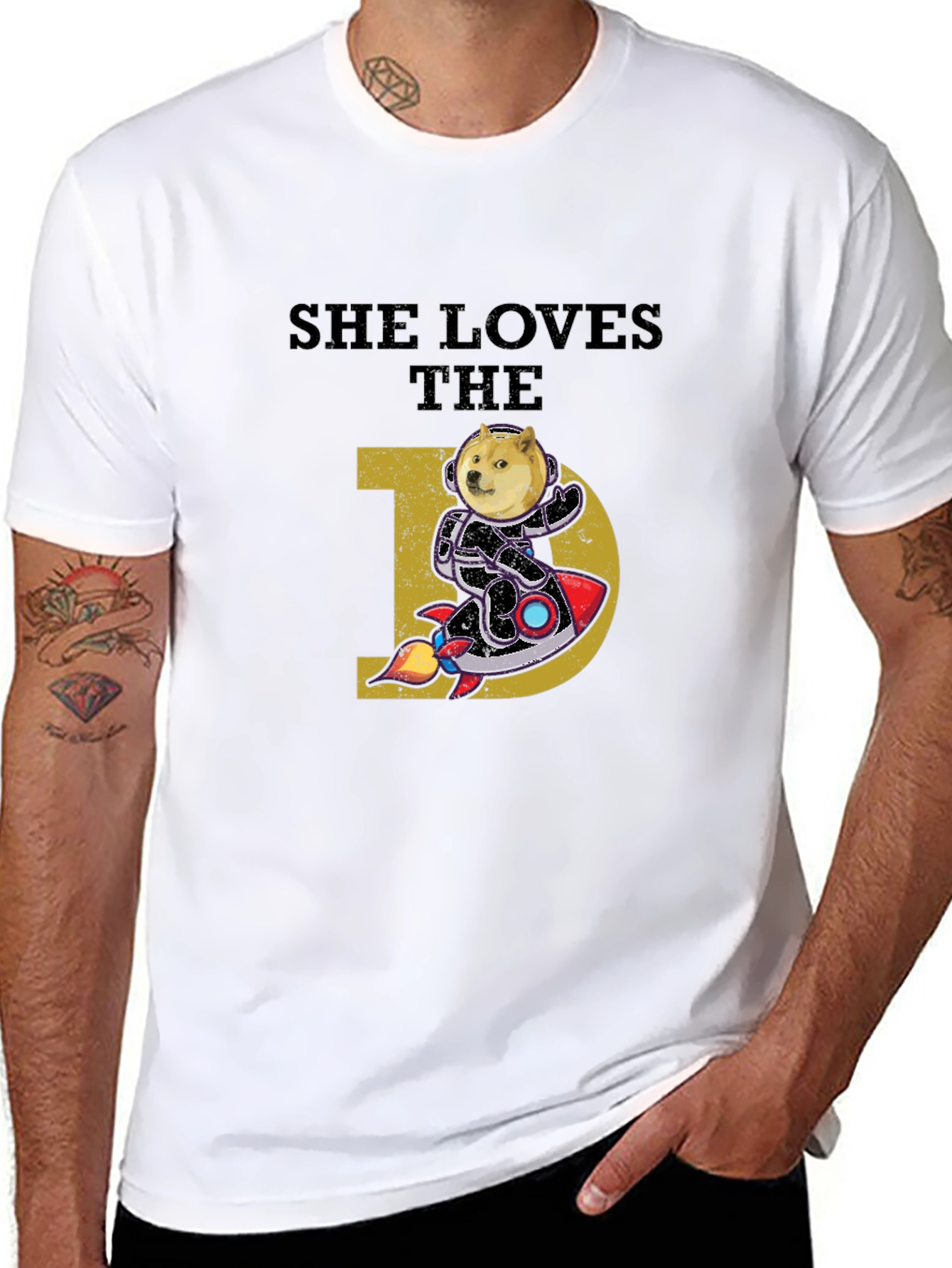 She Loves the D Doge Rocket T-Shirt