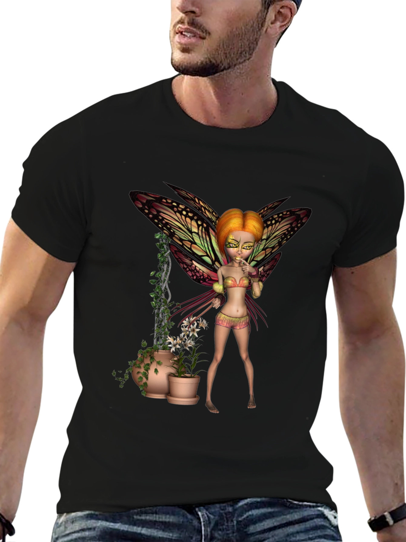 Fantasy Fairy Graphic T-Shirt