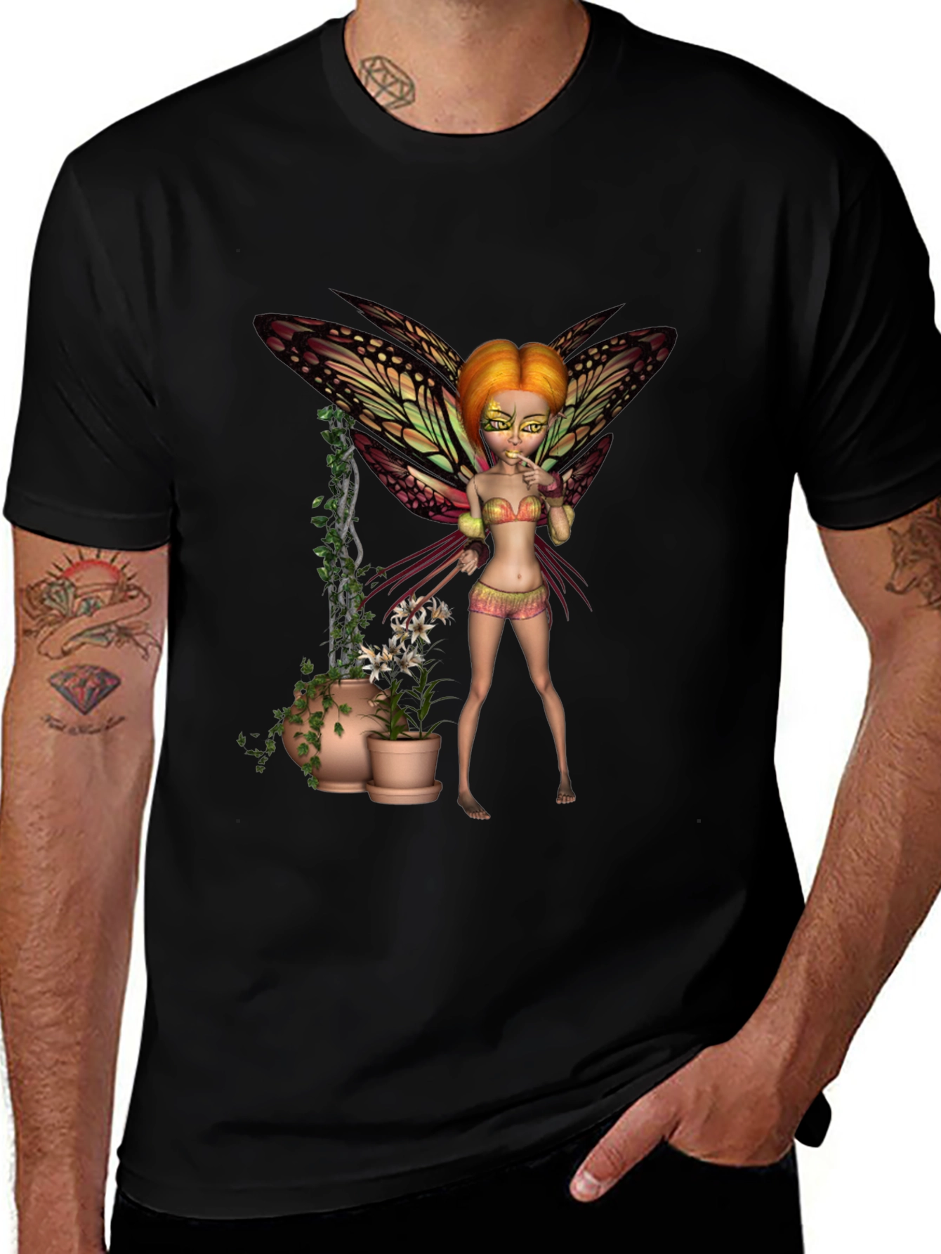 Fantasy Fairy Graphic T-Shirt