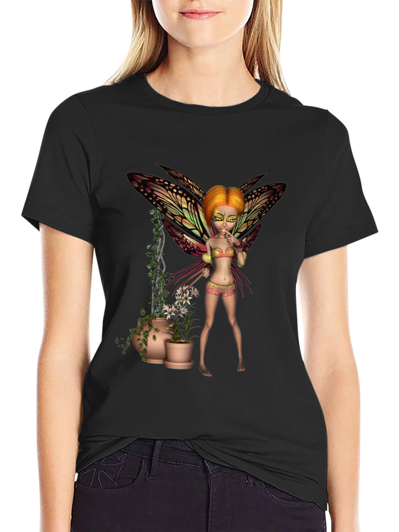 Fantasy Fairy Graphic T-Shirt