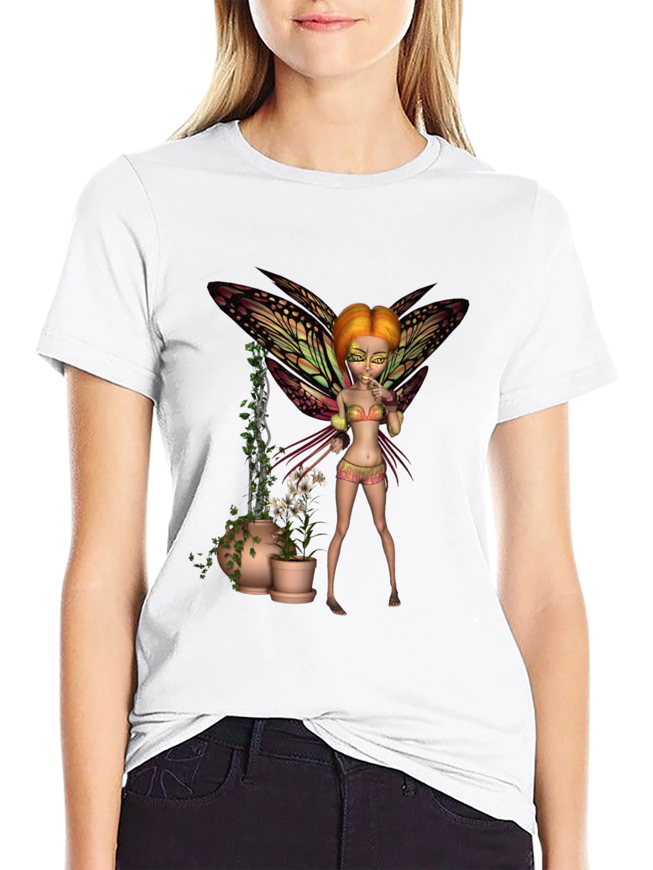 Fantasy Fairy Graphic T-Shirt