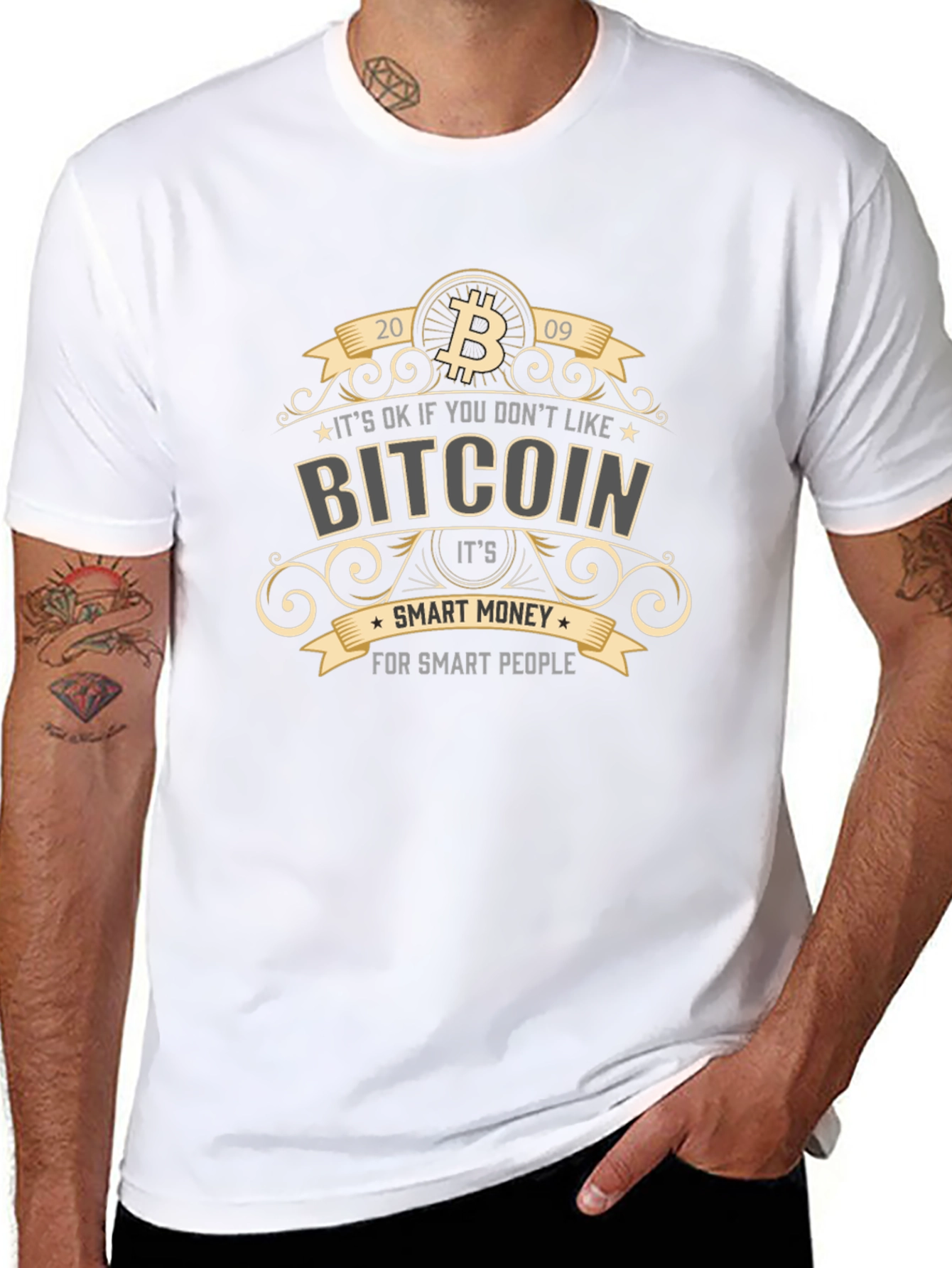 Bitcoin Smart Money Graphic T-Shirt