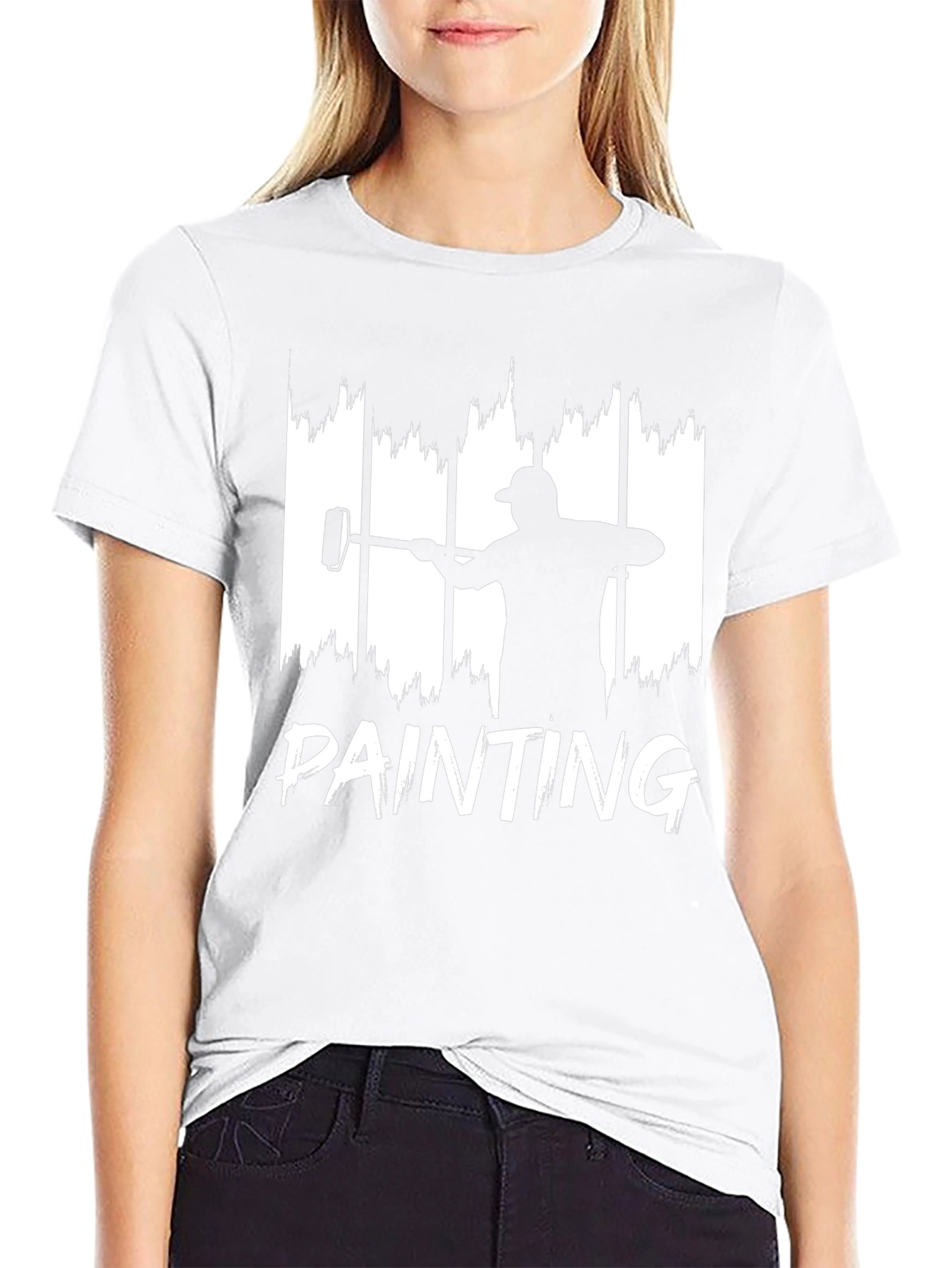 Painter Graphic Tee - Black Cotton