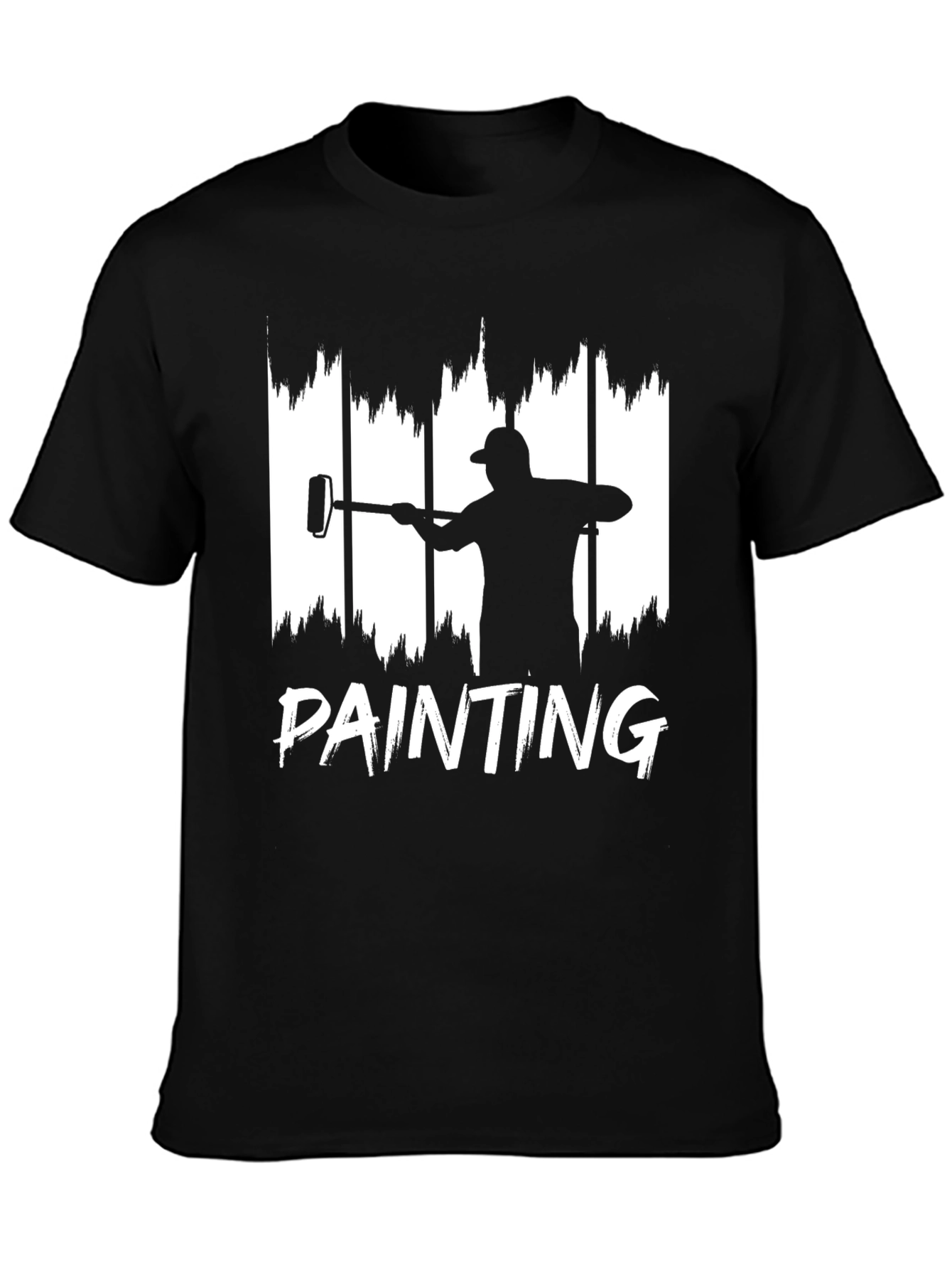 Painter Graphic Tee - Black Cotton