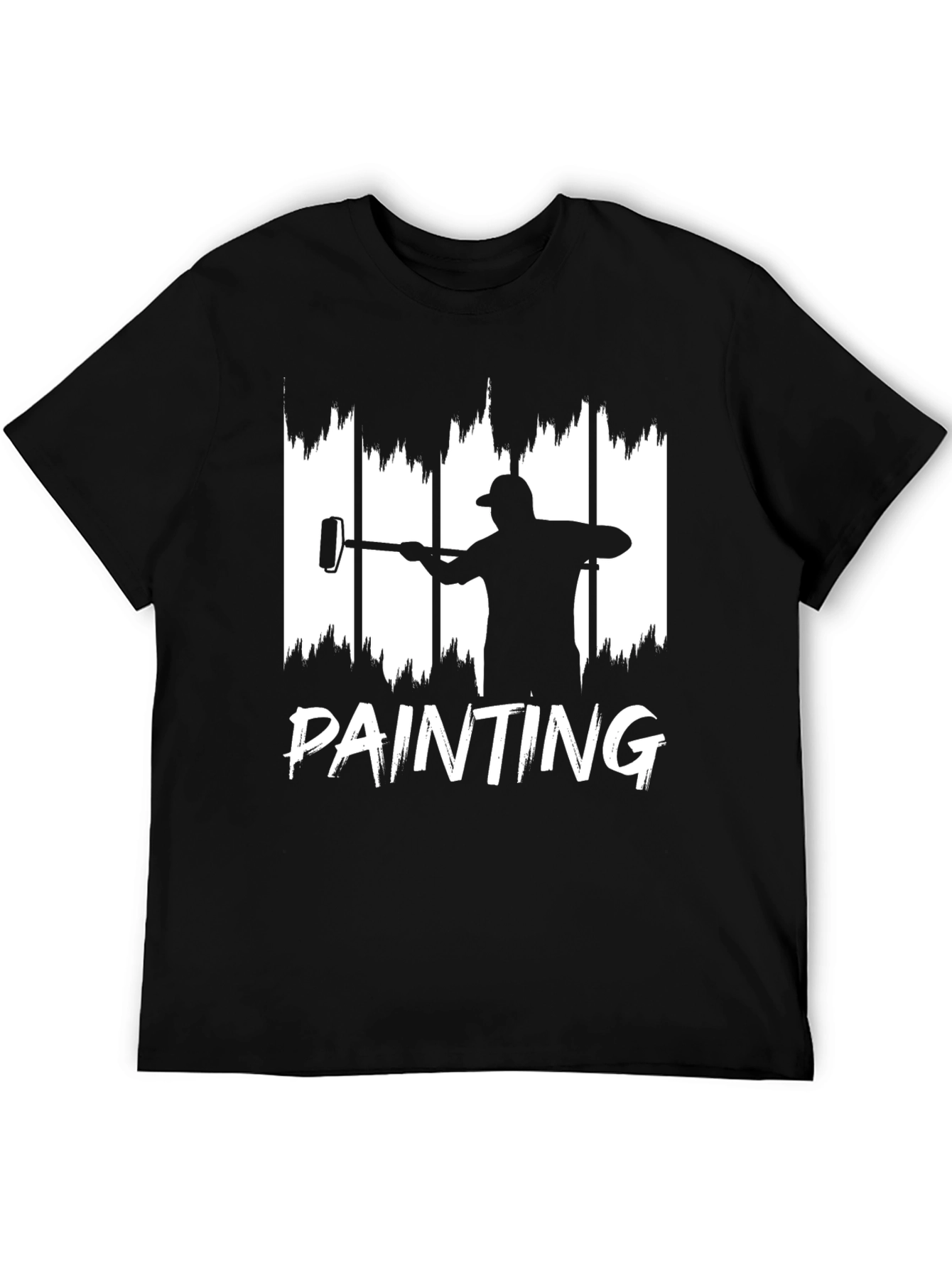 Painter Graphic Tee - Black Cotton