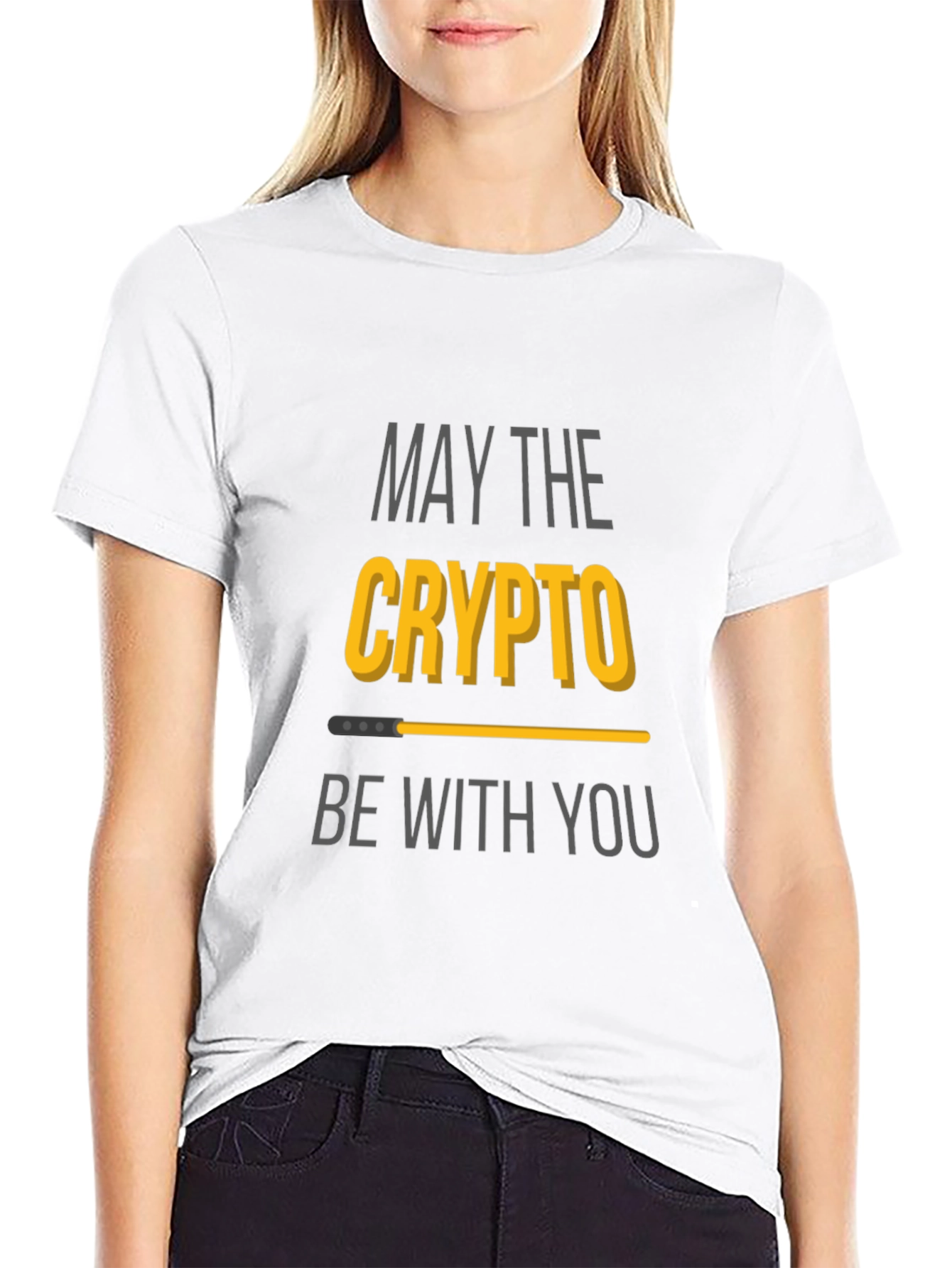Crypto T-Shirt - May the Crypto Be With You