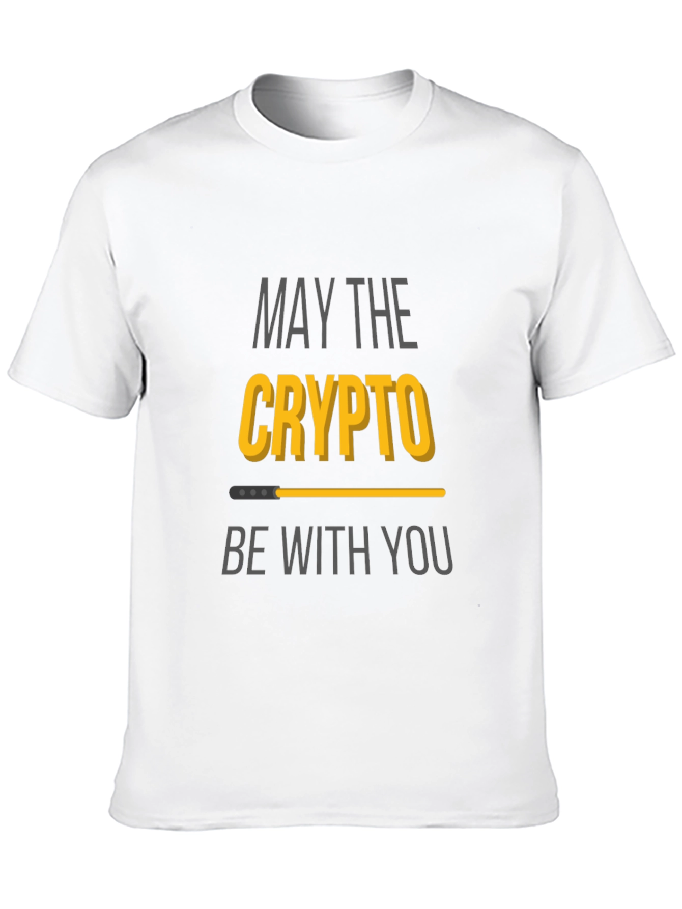 Crypto T-Shirt - May the Crypto Be With You