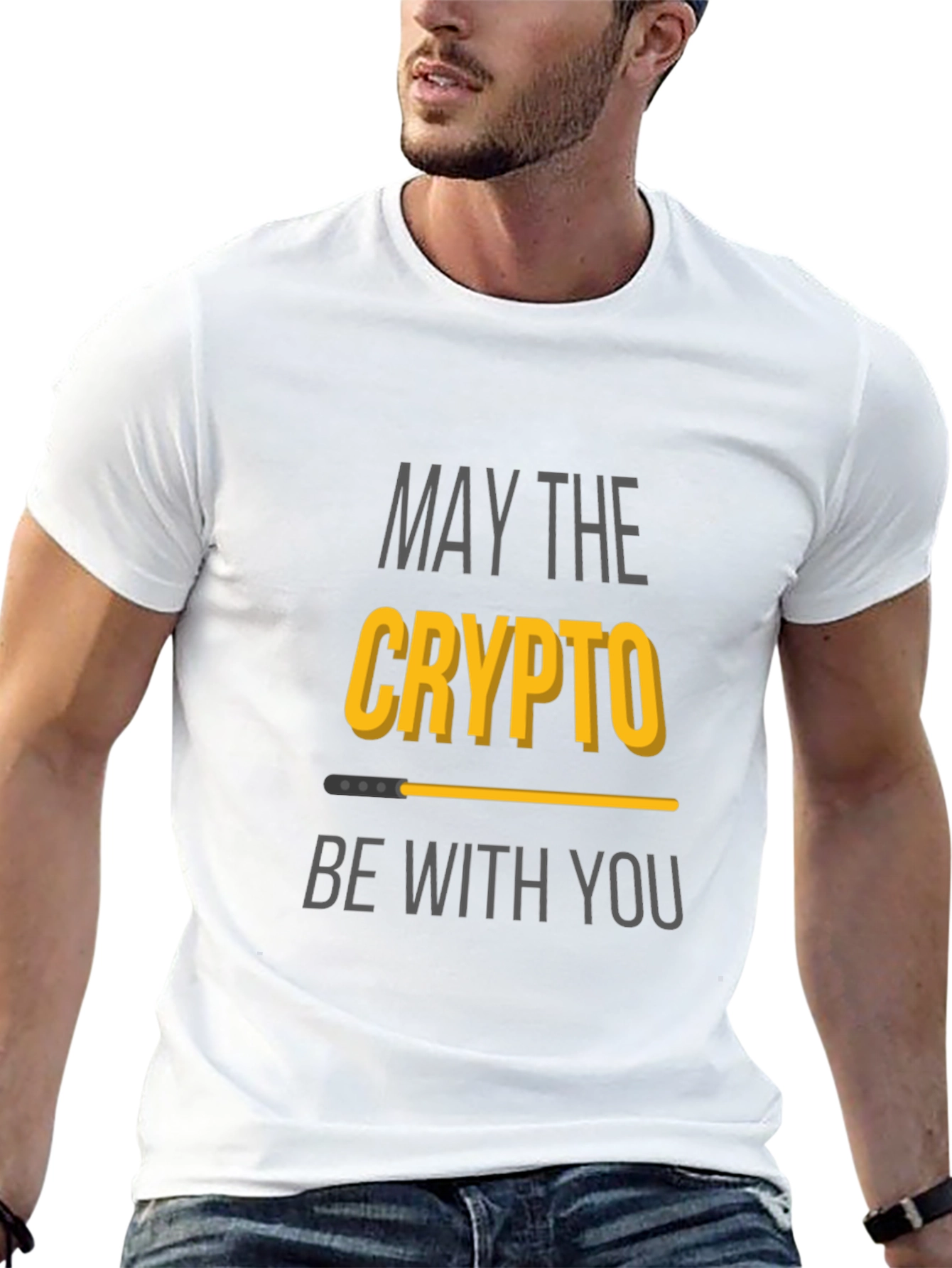 Crypto T-Shirt - May the Crypto Be With You
