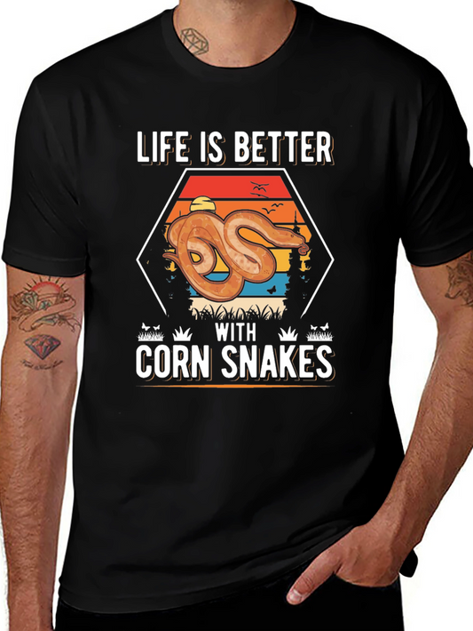 Life is Better with Corn Snakes Graphic Tee