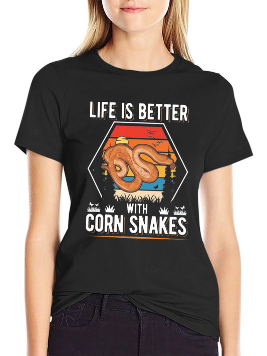 Life is Better with Corn Snakes Graphic Tee