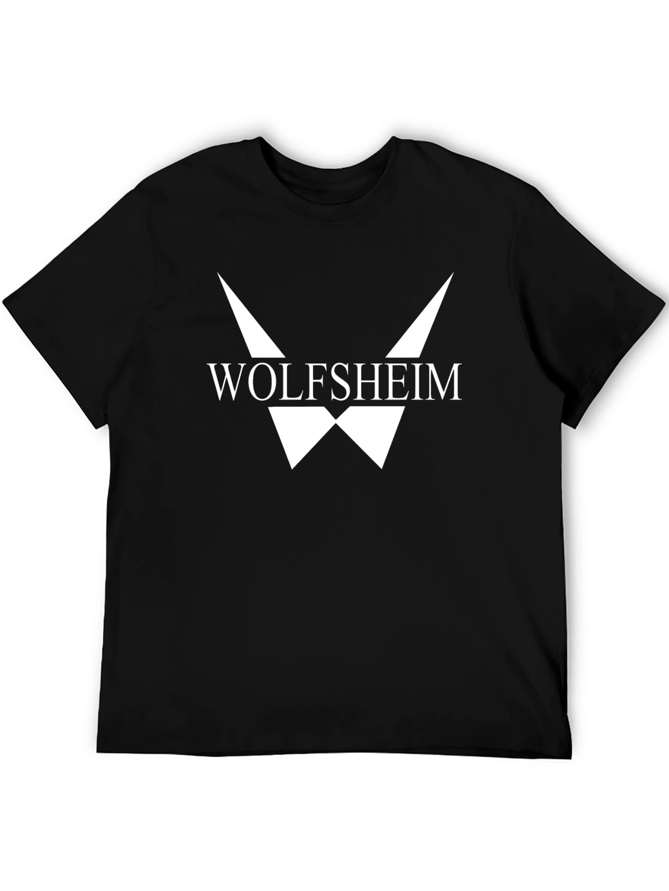 Wolfsheim Graphic Tee - Black Cotton T-Shirt