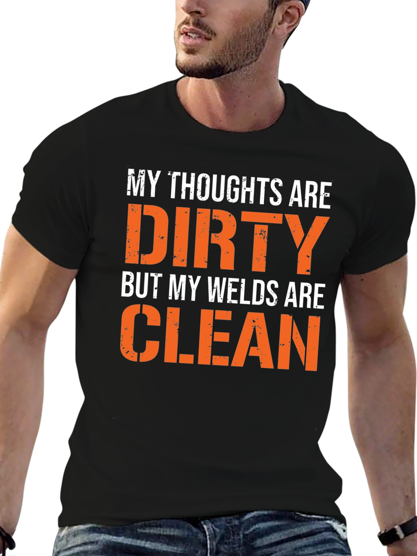 Dirty Thoughts Clean Welds Graphic Tee