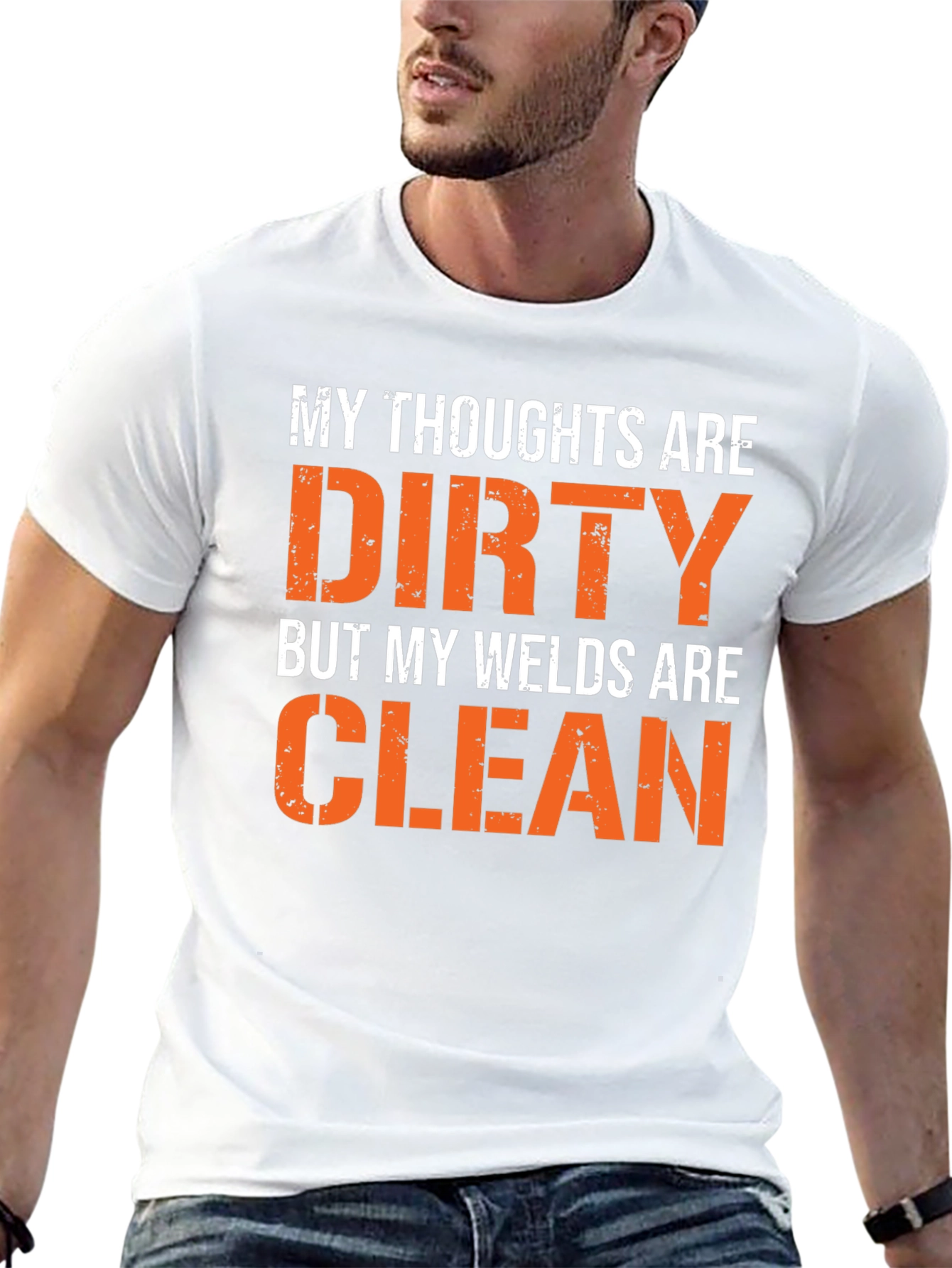Dirty Thoughts Clean Welds Graphic Tee