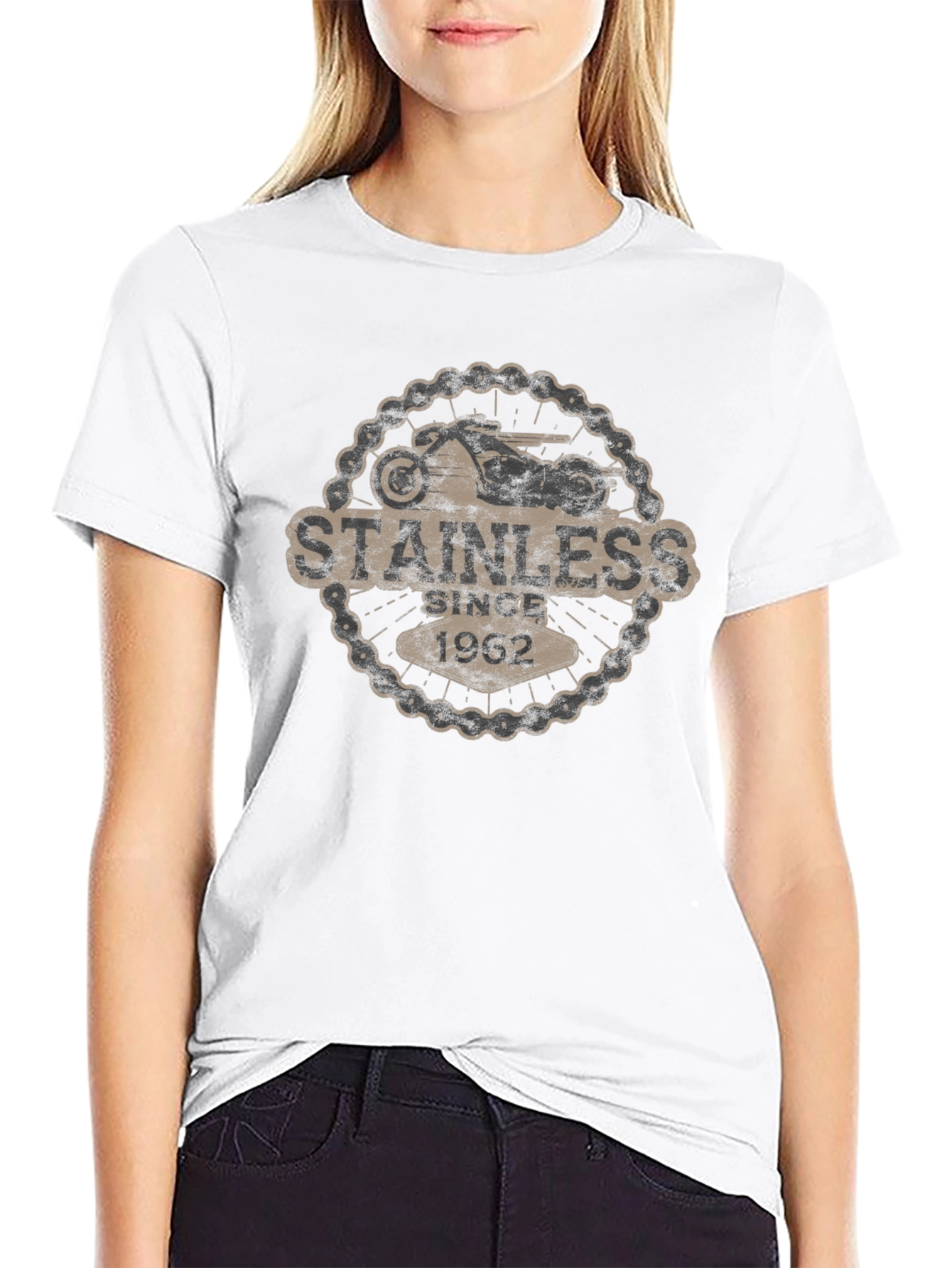 Stainless Since 1962 Motorcycle T-Shirt