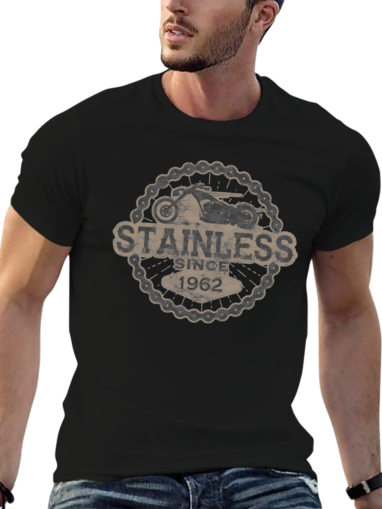 Stainless Since 1962 Motorcycle T-Shirt
