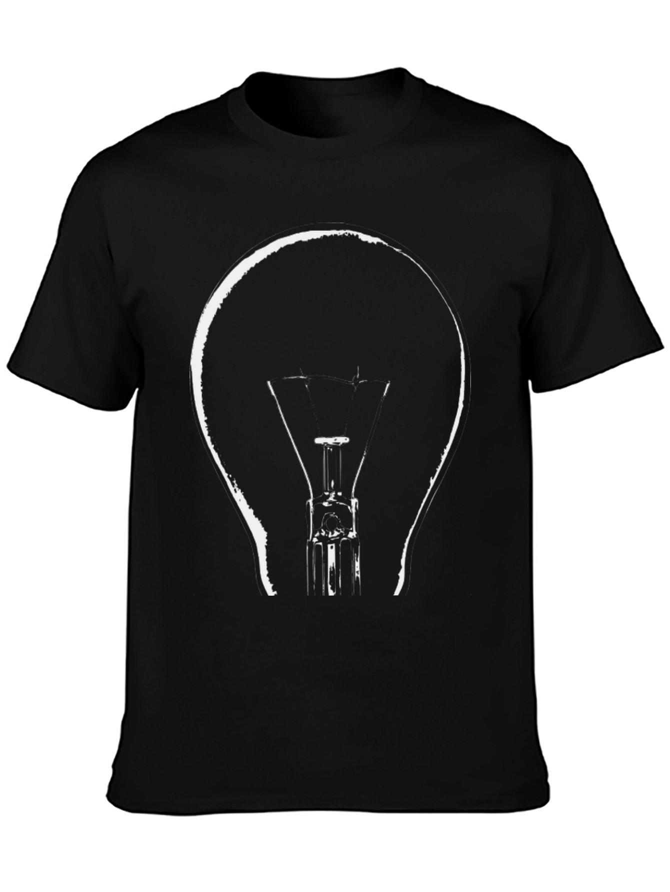 Illuminating Idea Tee - Light Bulb Graphic T-Shirt