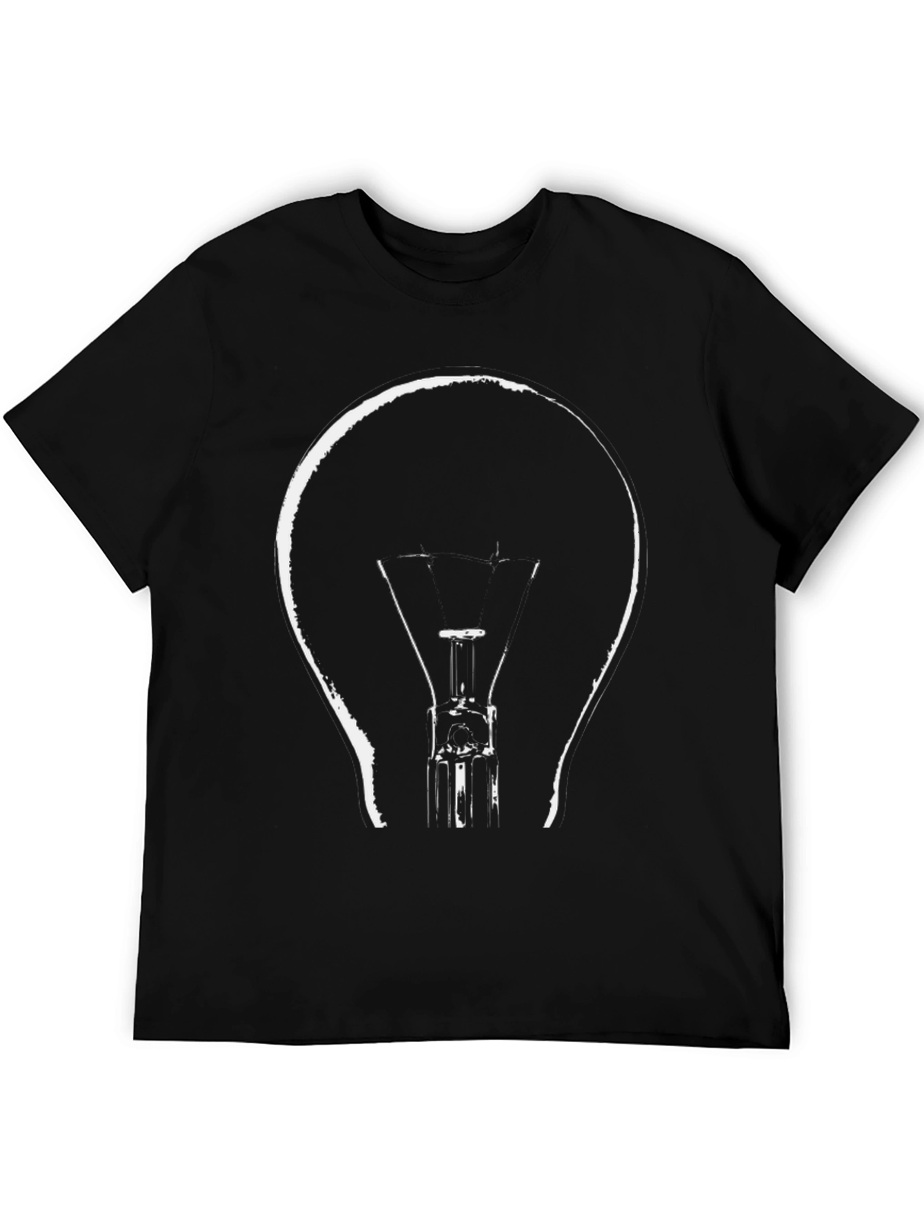 Illuminating Idea Tee - Light Bulb Graphic T-Shirt