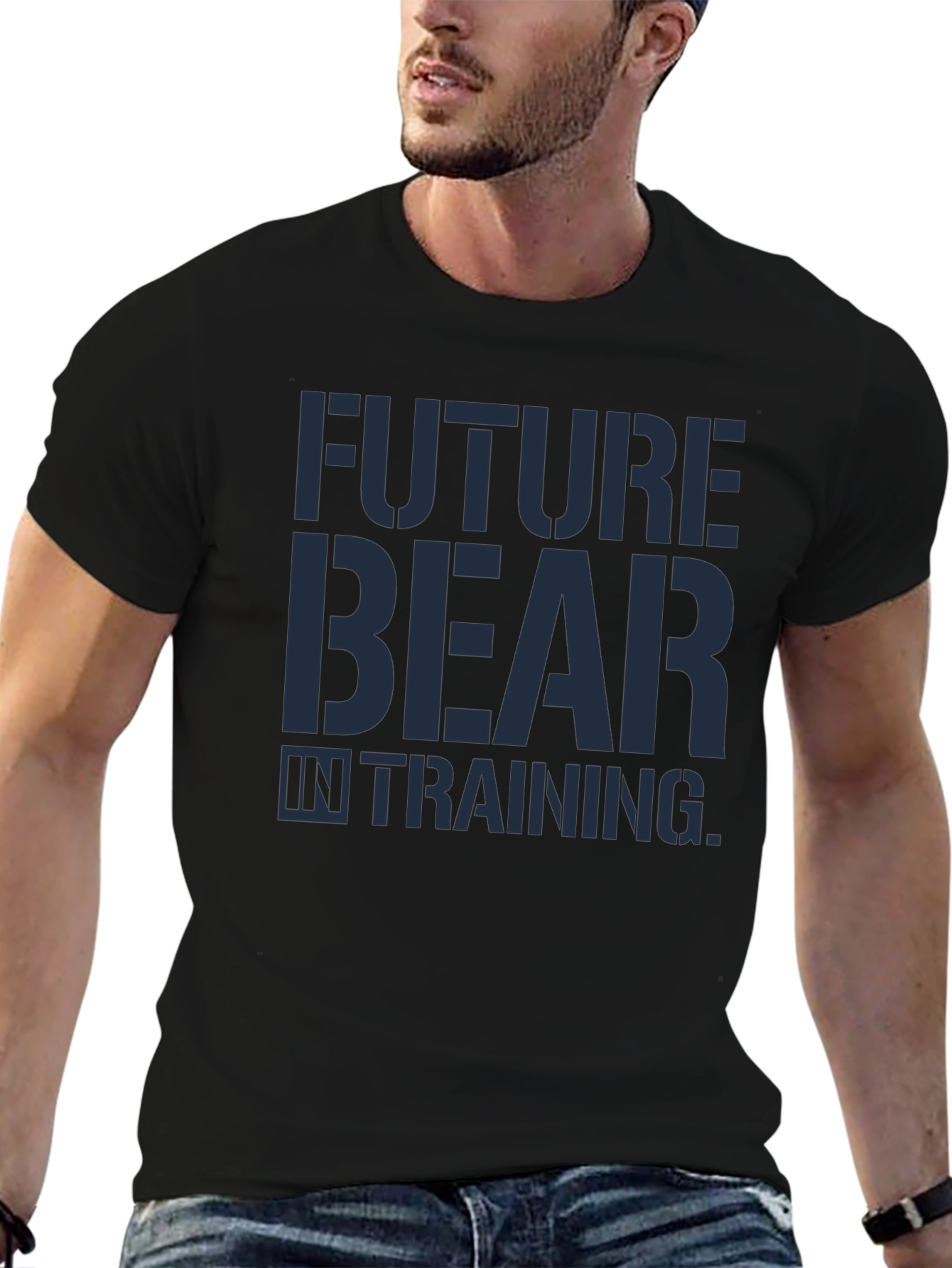 Future Bear in Training Graphic Tee - Black