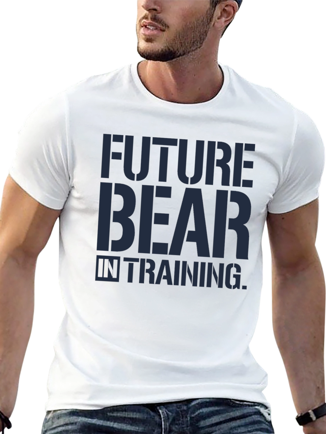 Future Bear in Training Graphic Tee - Black